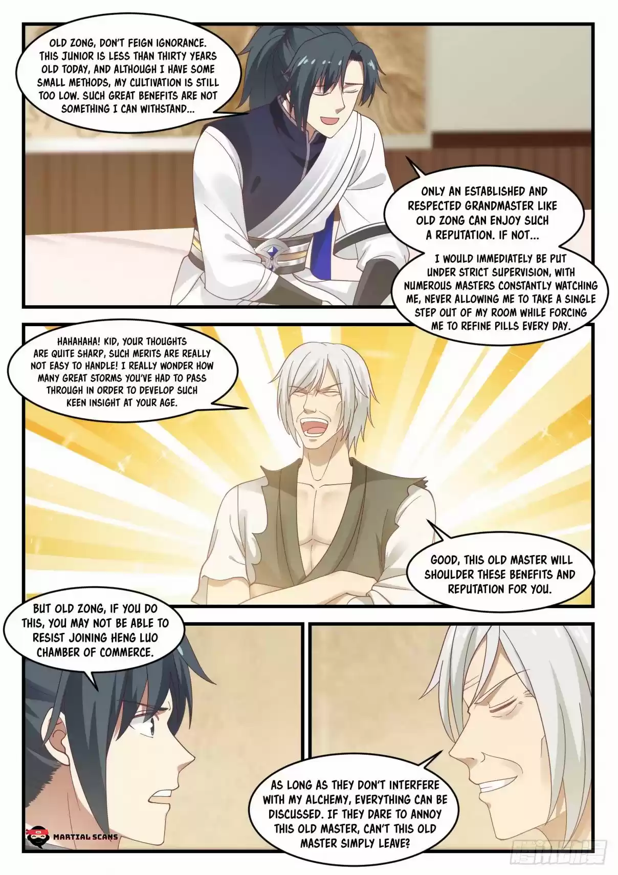 Martial Peak Ch. 958 Pill Clouds!