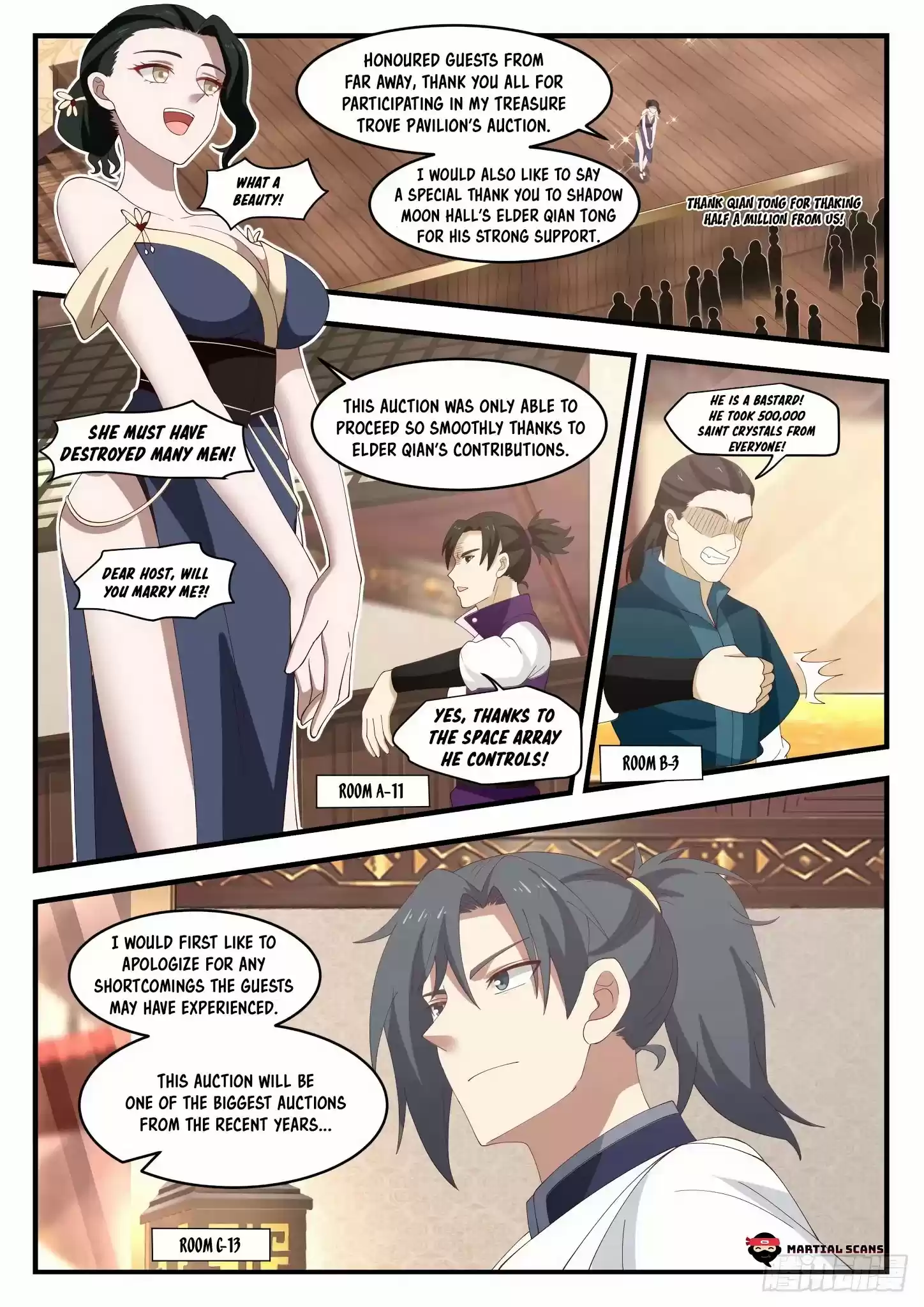 Martial Peak Chapter 1052: A Special Thank To Elder Qian Tong