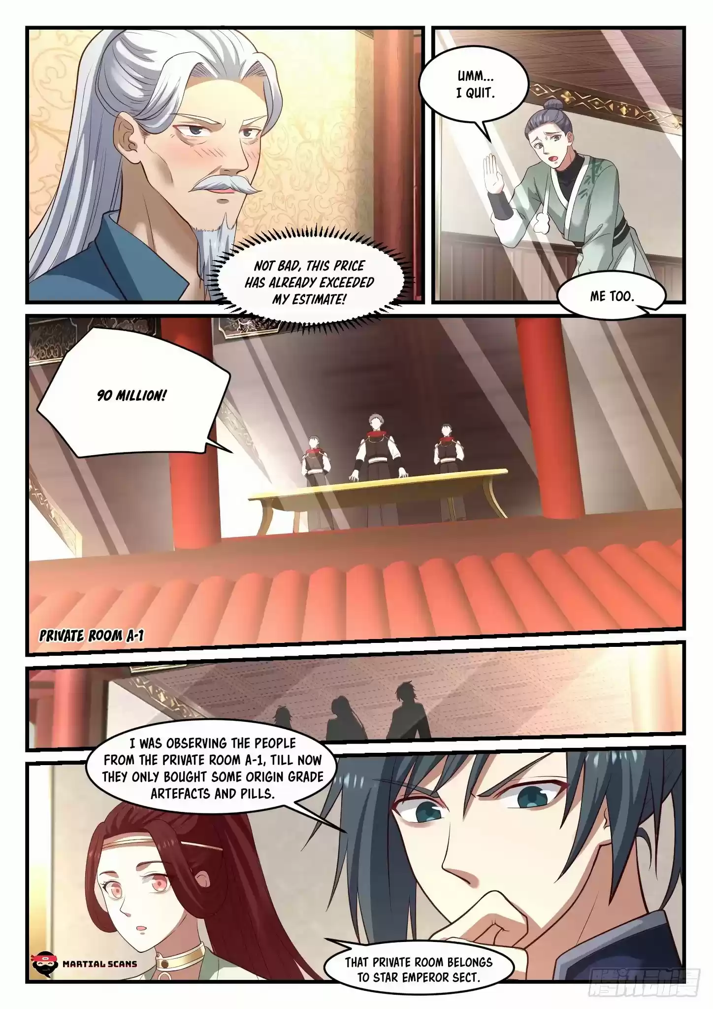 Martial Peak Chapter 1063: End Of Auction!