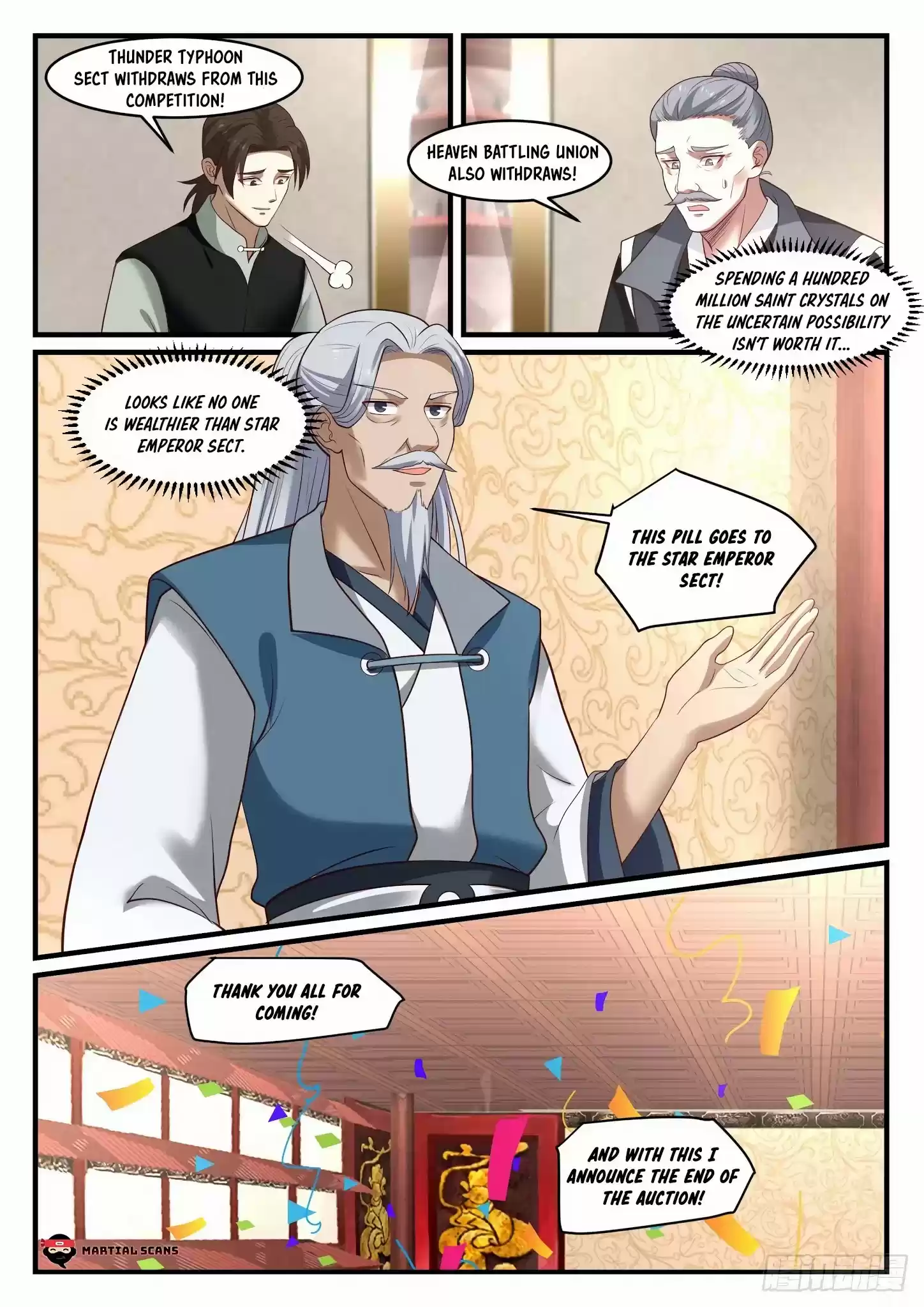 Martial Peak Chapter 1063: End Of Auction!