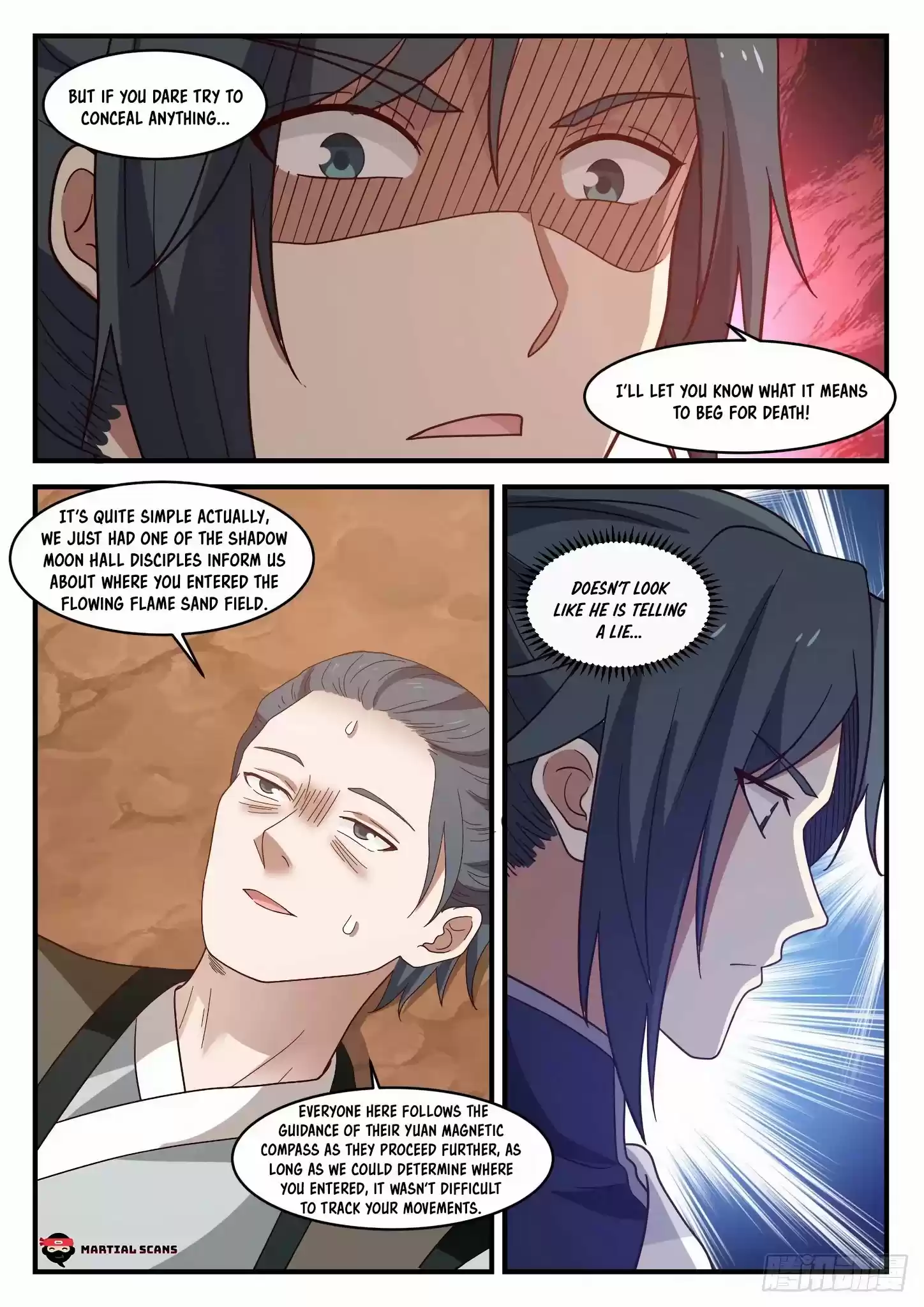 Martial Peak Chapter 1082: Flowing Flame Flying Fire