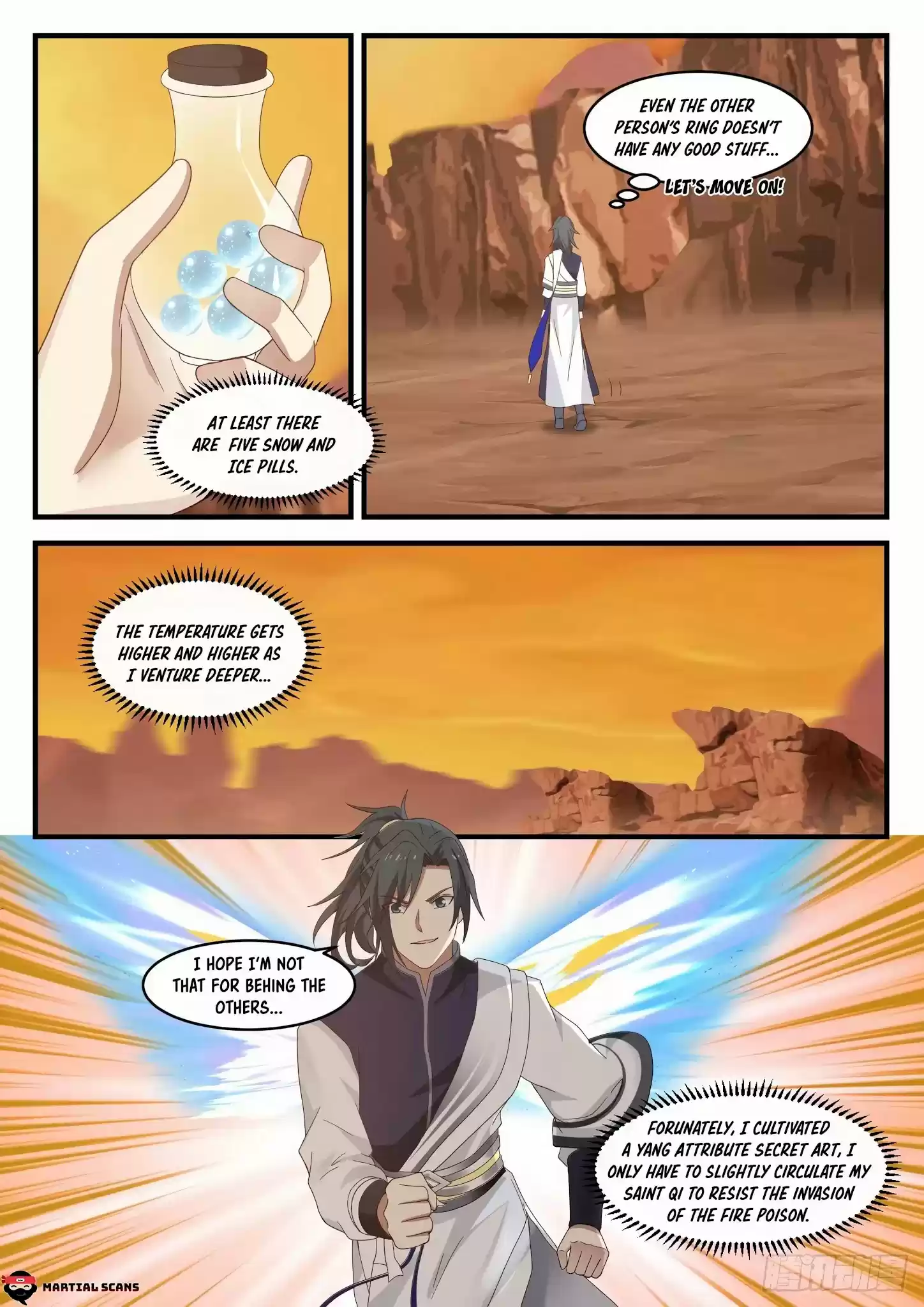 Martial Peak Chapter 1082: Flowing Flame Flying Fire