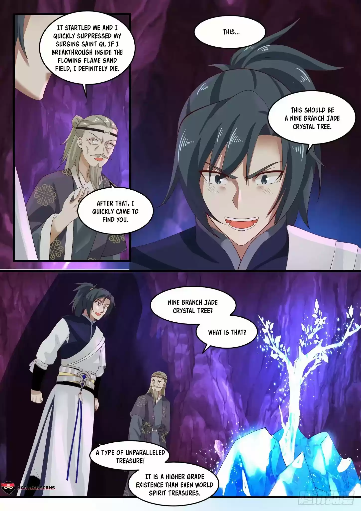 Martial Peak Chapter 1101: Nine Branch Jade Crystal Tree