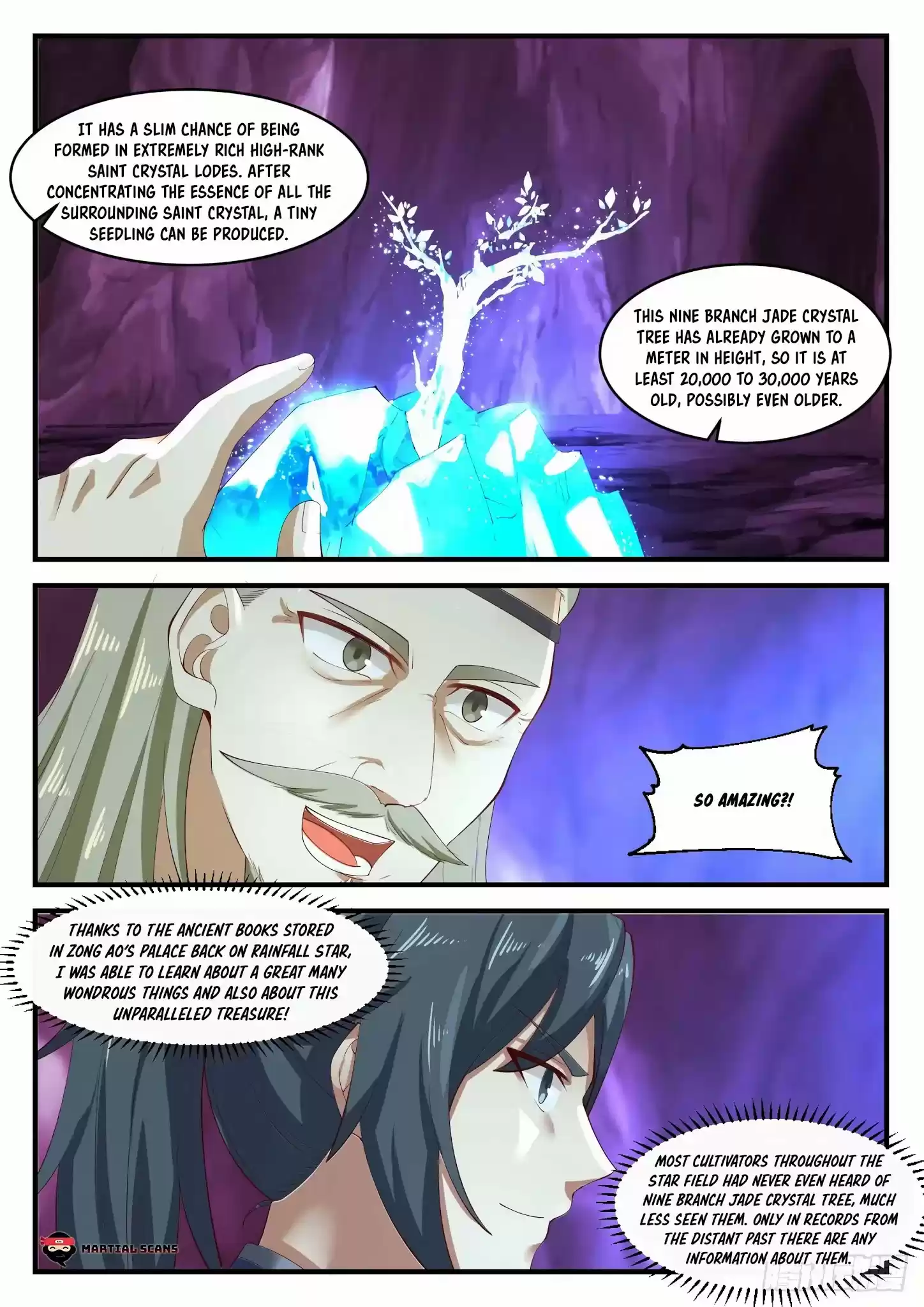 Martial Peak Chapter 1101: Nine Branch Jade Crystal Tree