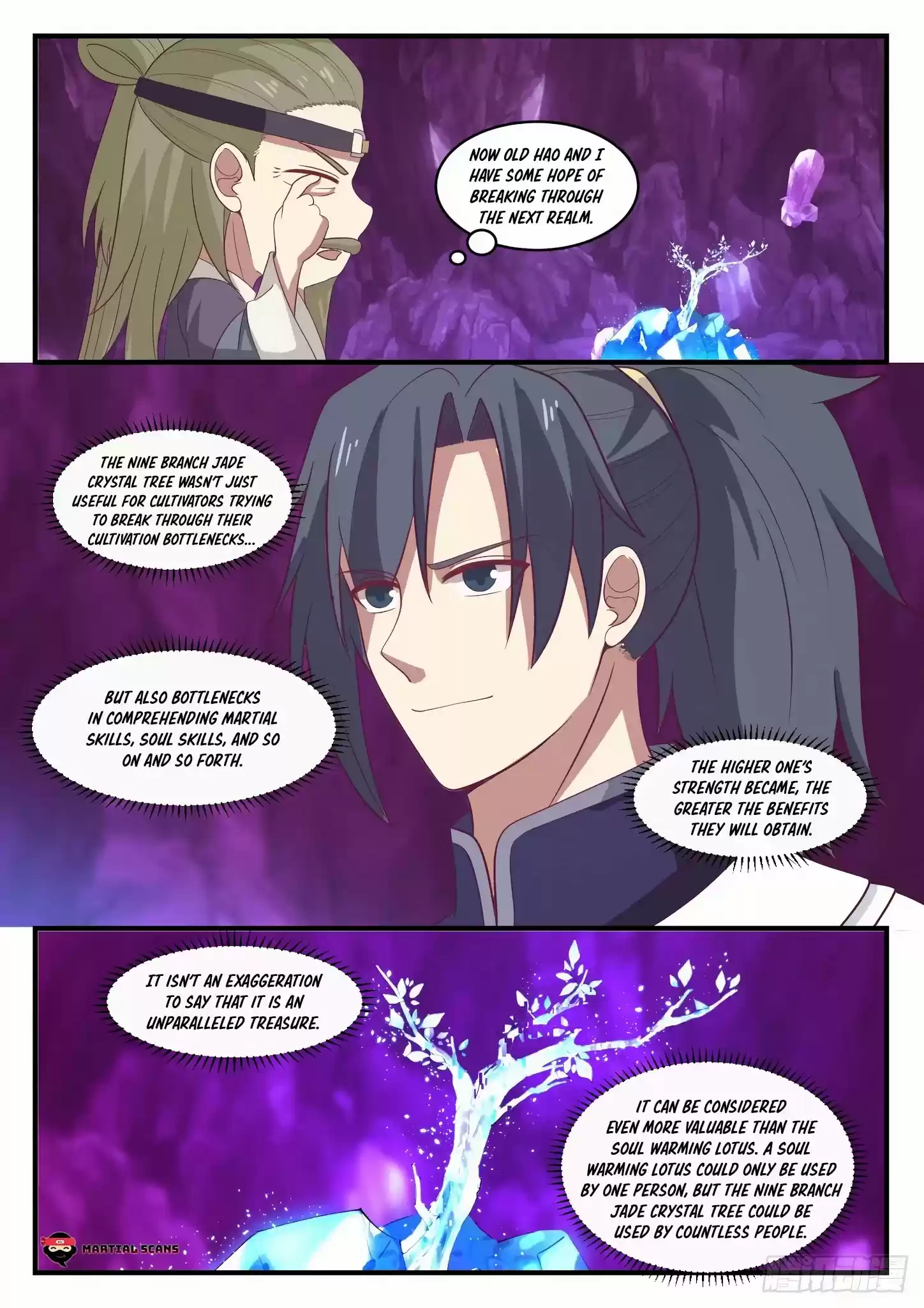 Martial Peak Chapter 1101: Nine Branch Jade Crystal Tree