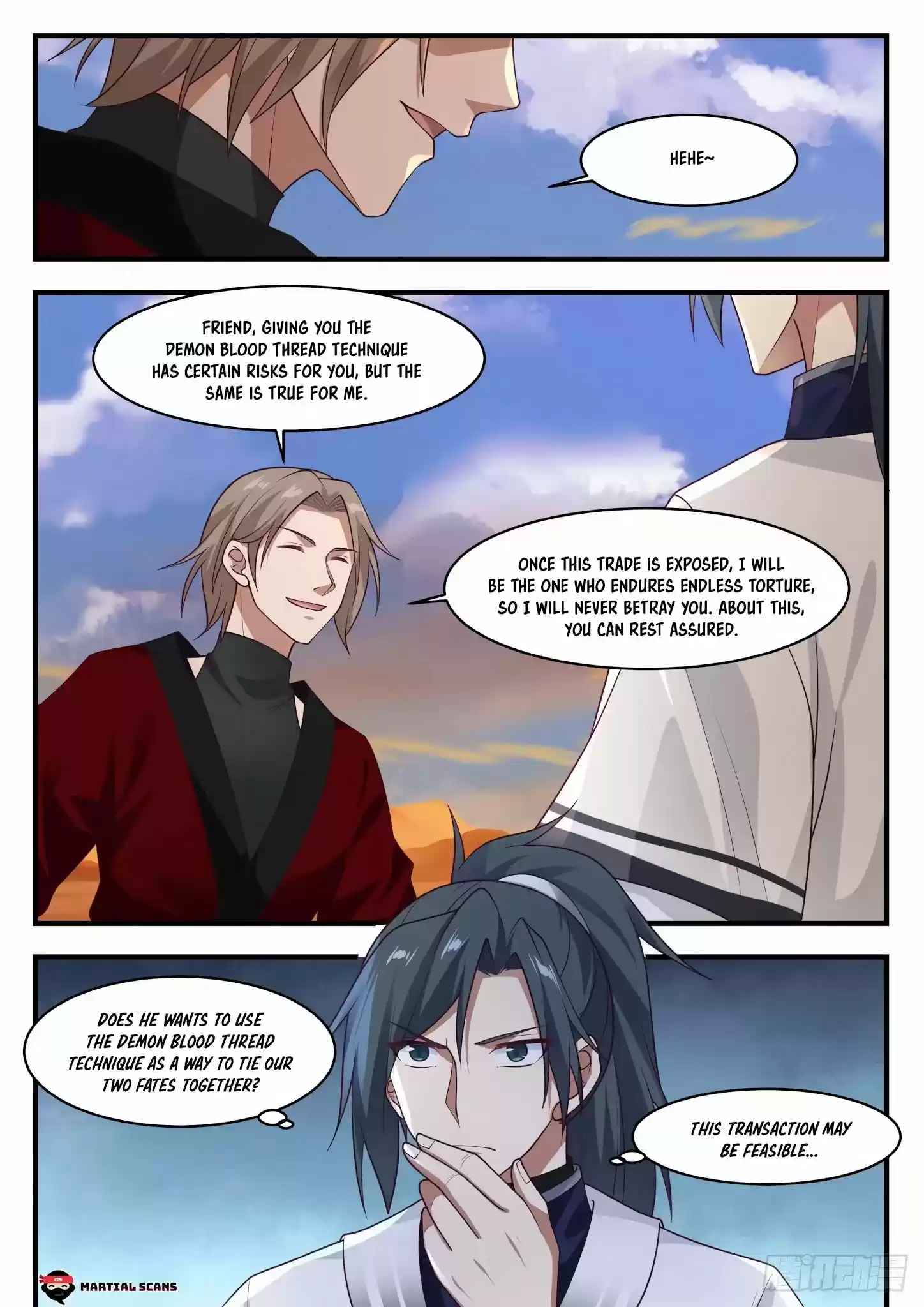 Martial Peak Chapter 1155: Demon Blood Thread Technique