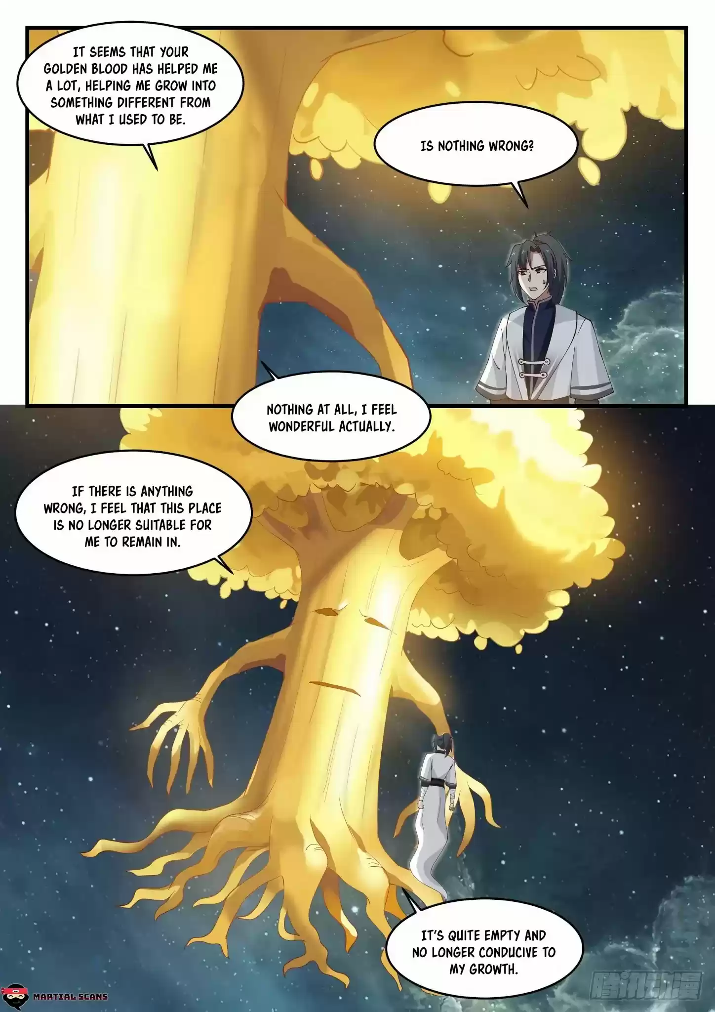 Martial Peak Chapter 1164: The Divine Tree Wakes Up