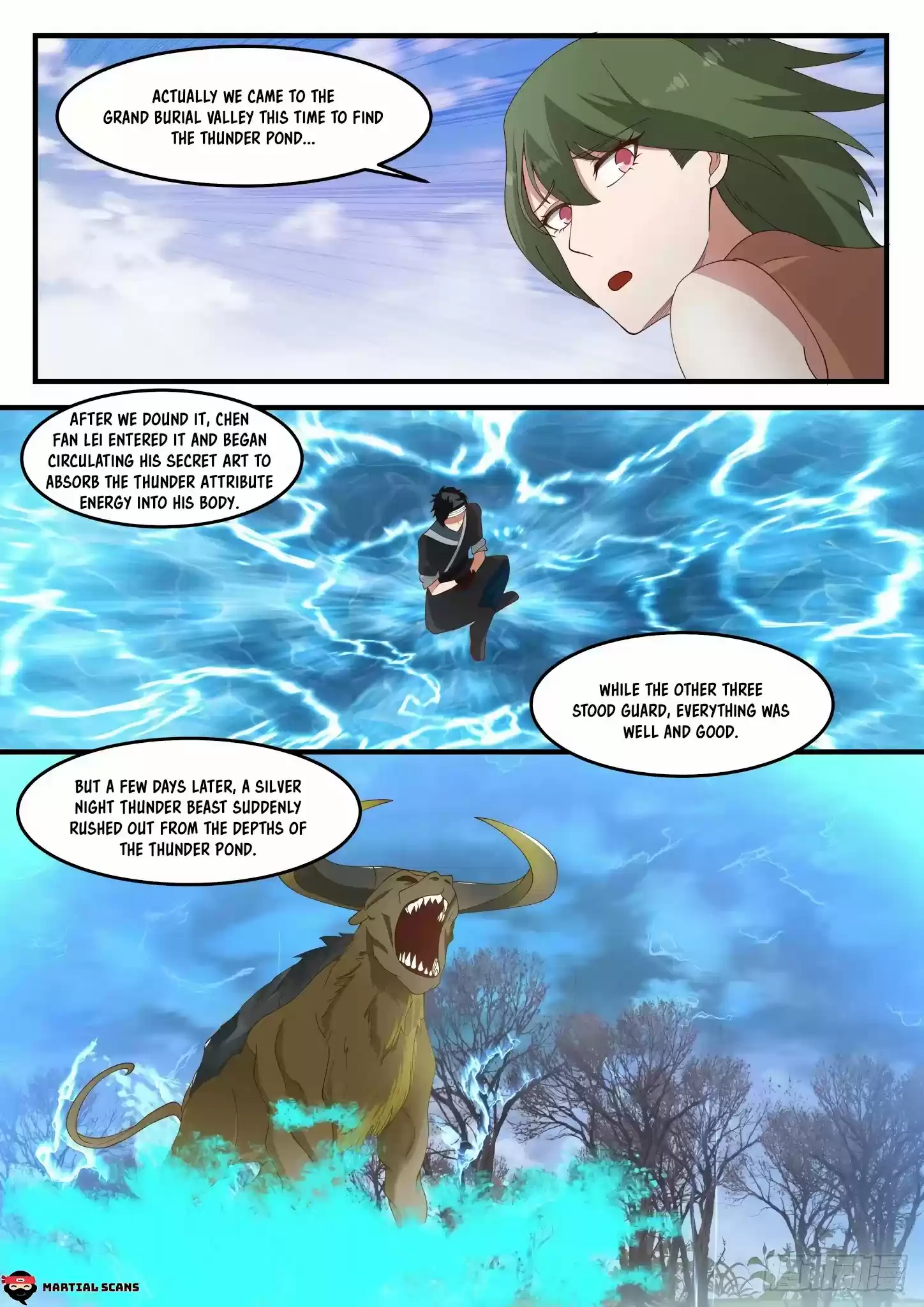 Martial Peak Chapter 1205: Silver Night Thunder Beast