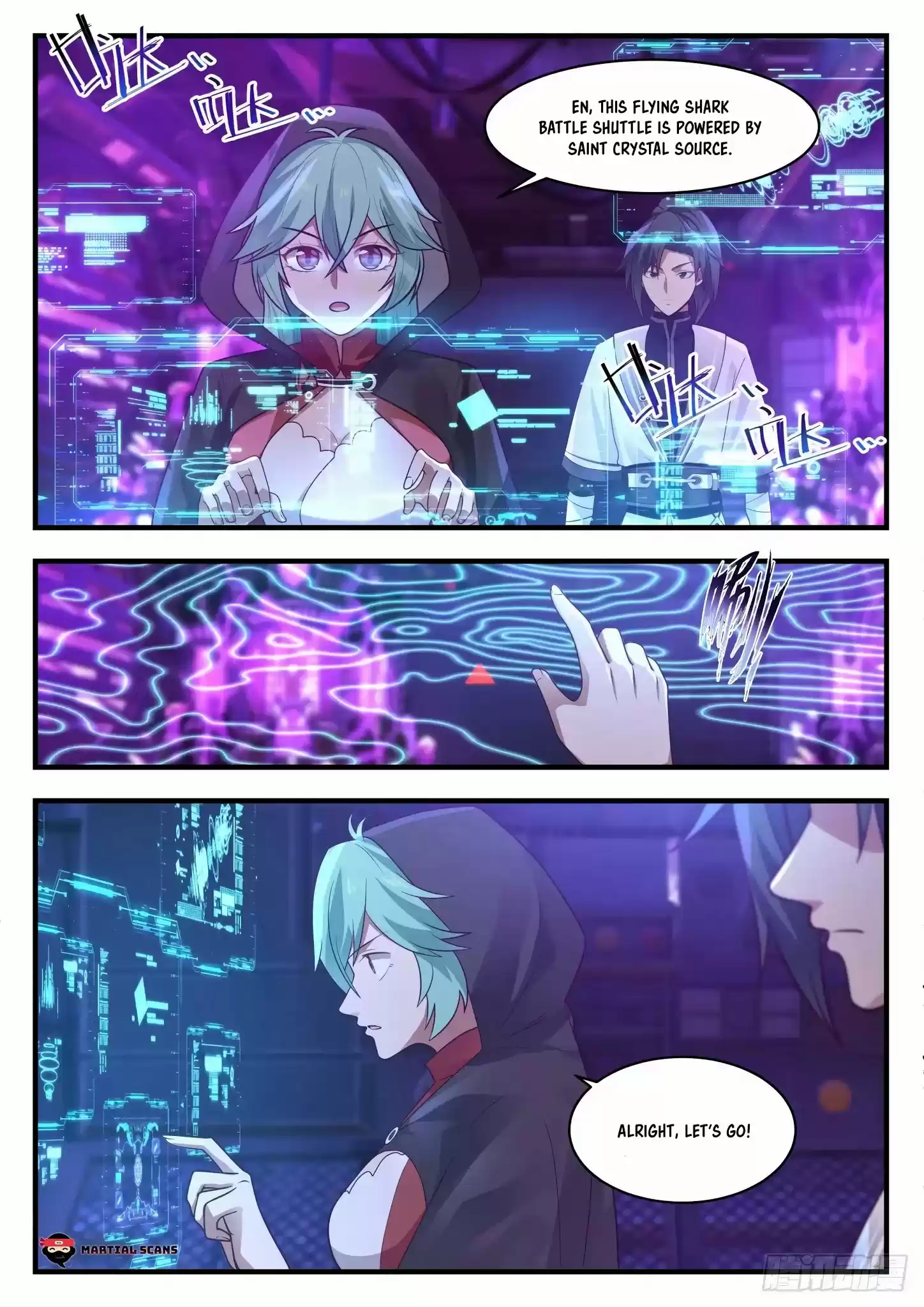 Martial Peak Chapter 1277: Flying Shark Battle Shuttle