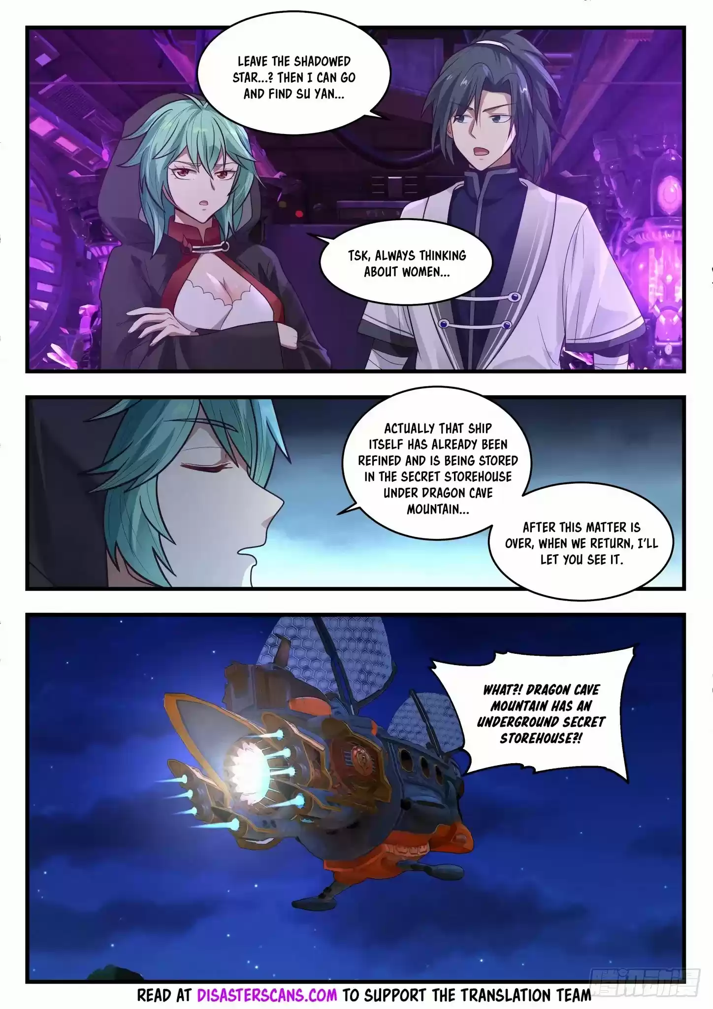 Martial Peak Chapter 1277: Flying Shark Battle Shuttle