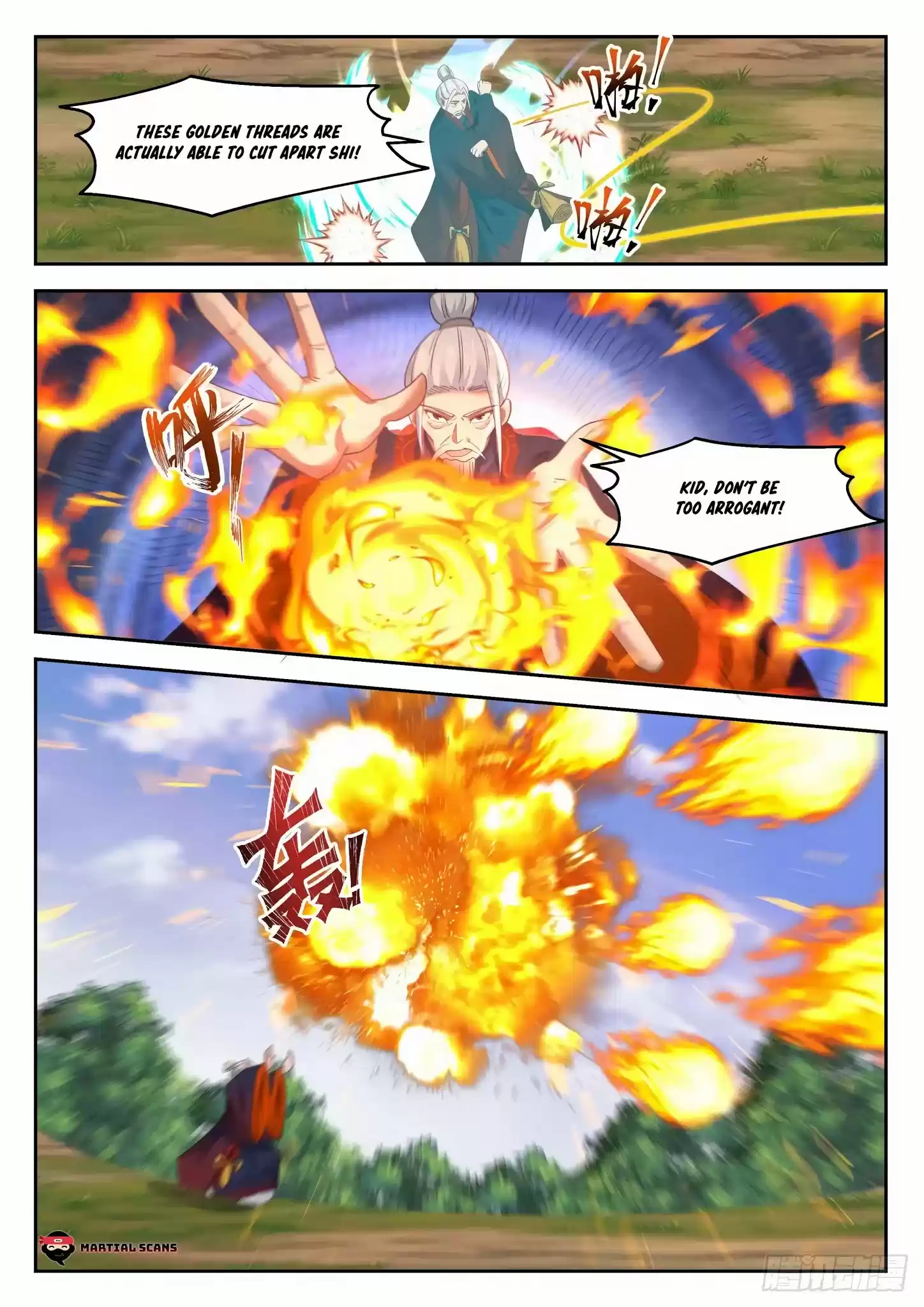 Martial Peak Chapter 1313: Heaven Scorching Thunder Fire