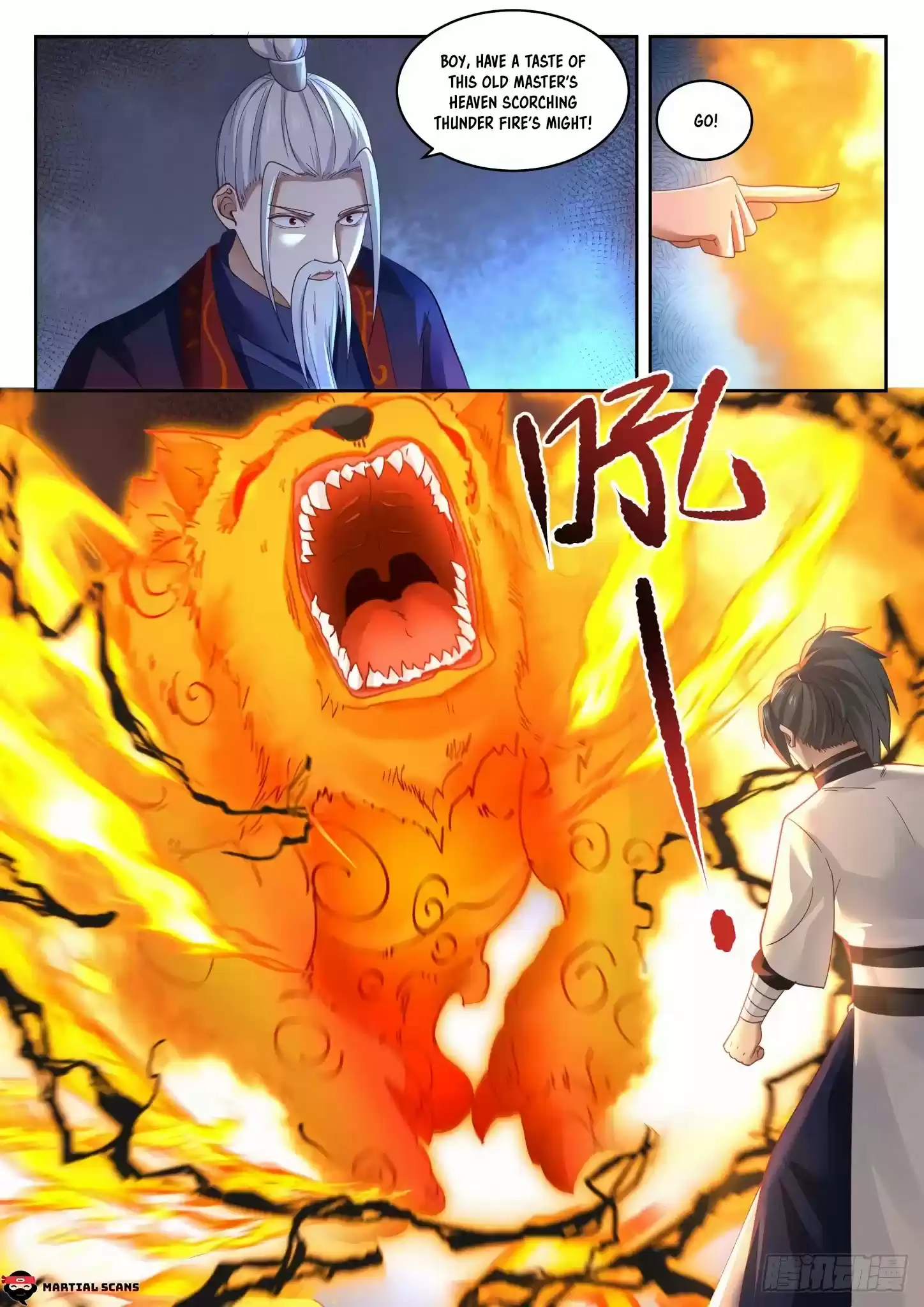 Martial Peak Chapter 1313: Heaven Scorching Thunder Fire