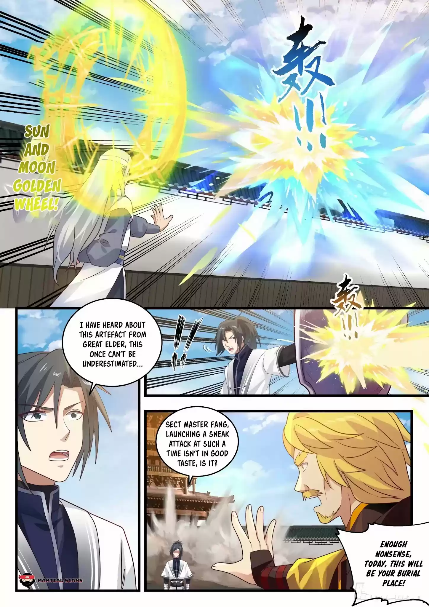 Martial Peak Chapter 1353: Thunder Fire Seven Birds Whip