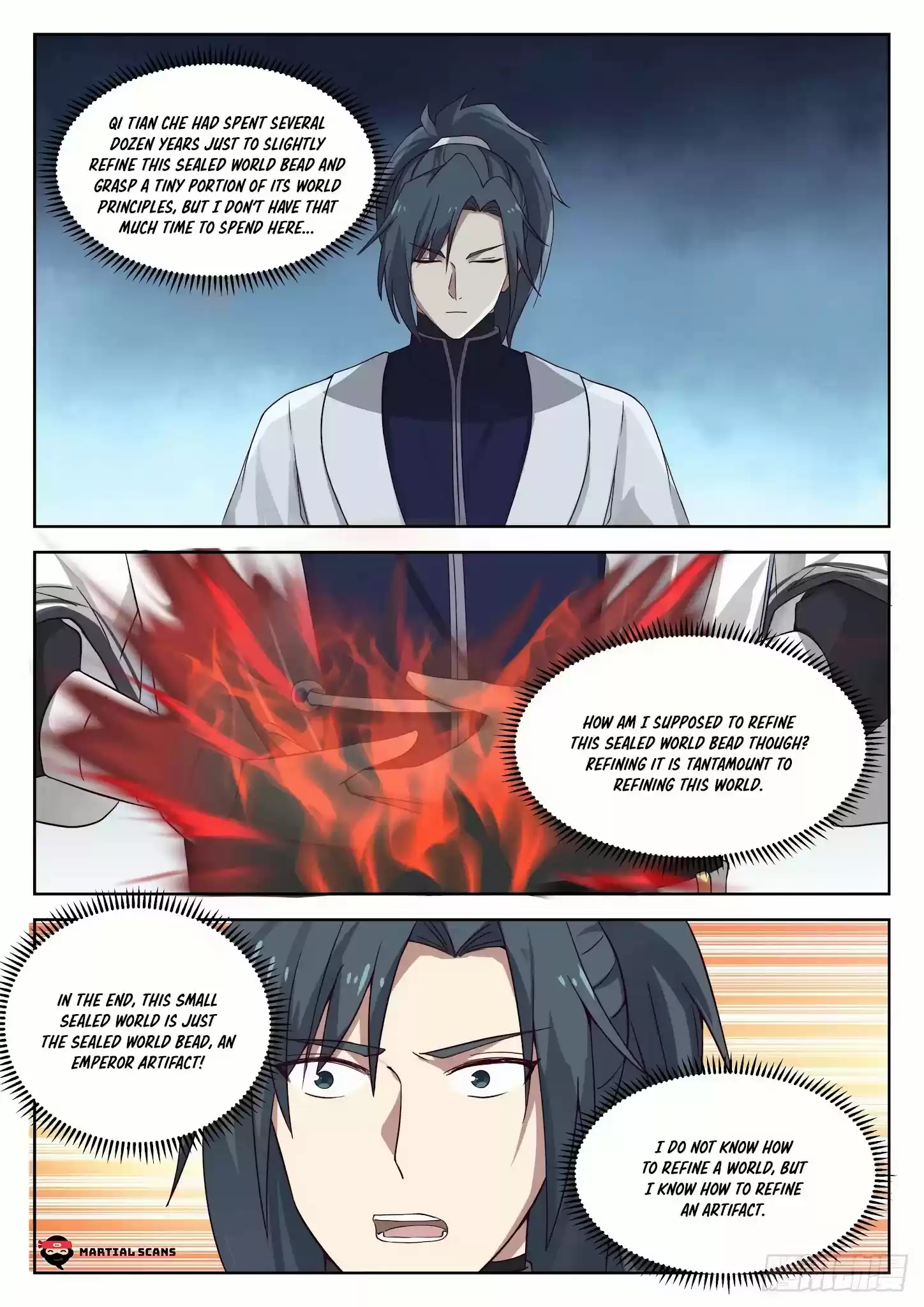 Martial Peak Chapter 1356: Expanding The Small Sealed World