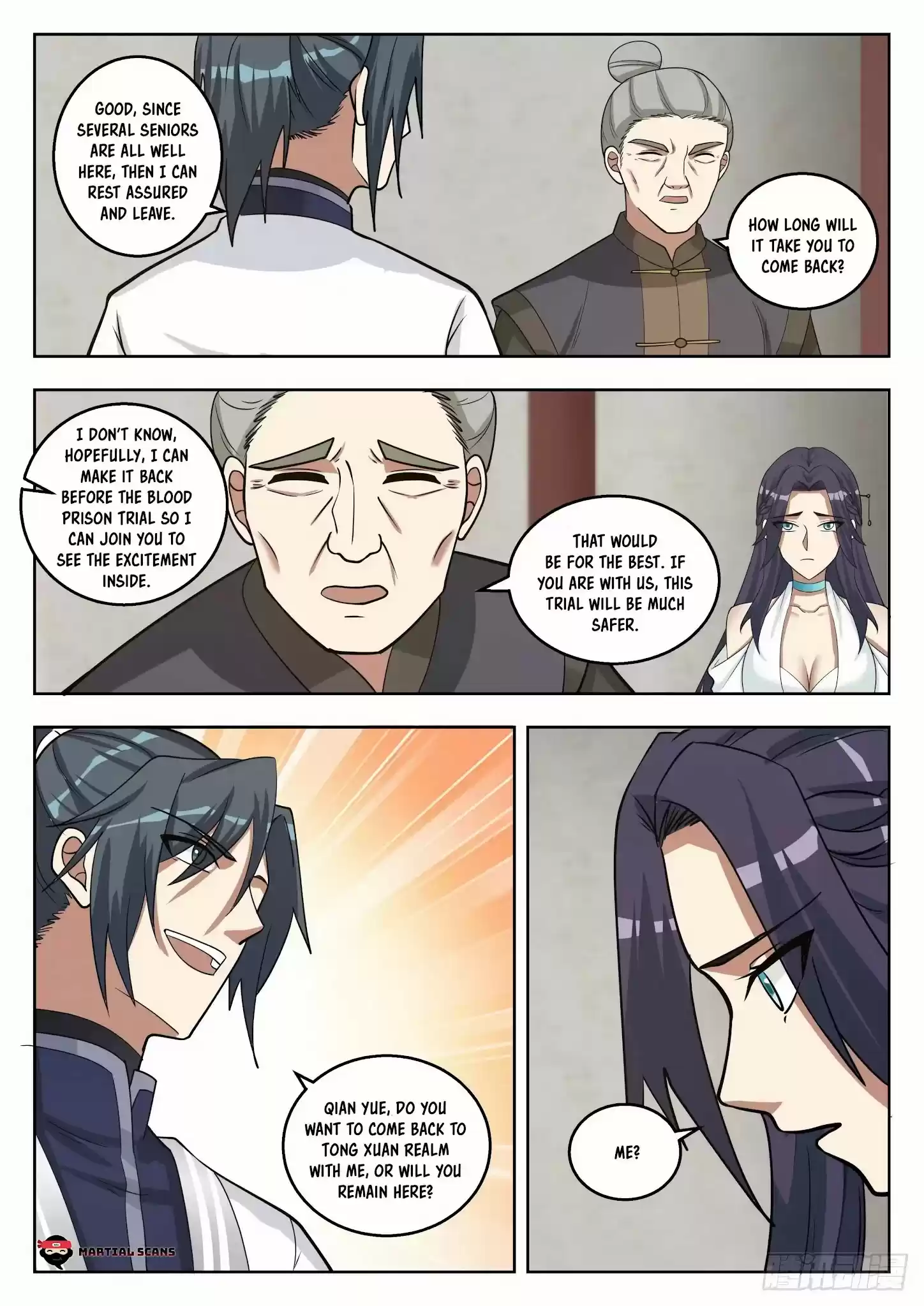 Martial Peak Chapter 1366: Return Tong Xuan Realm