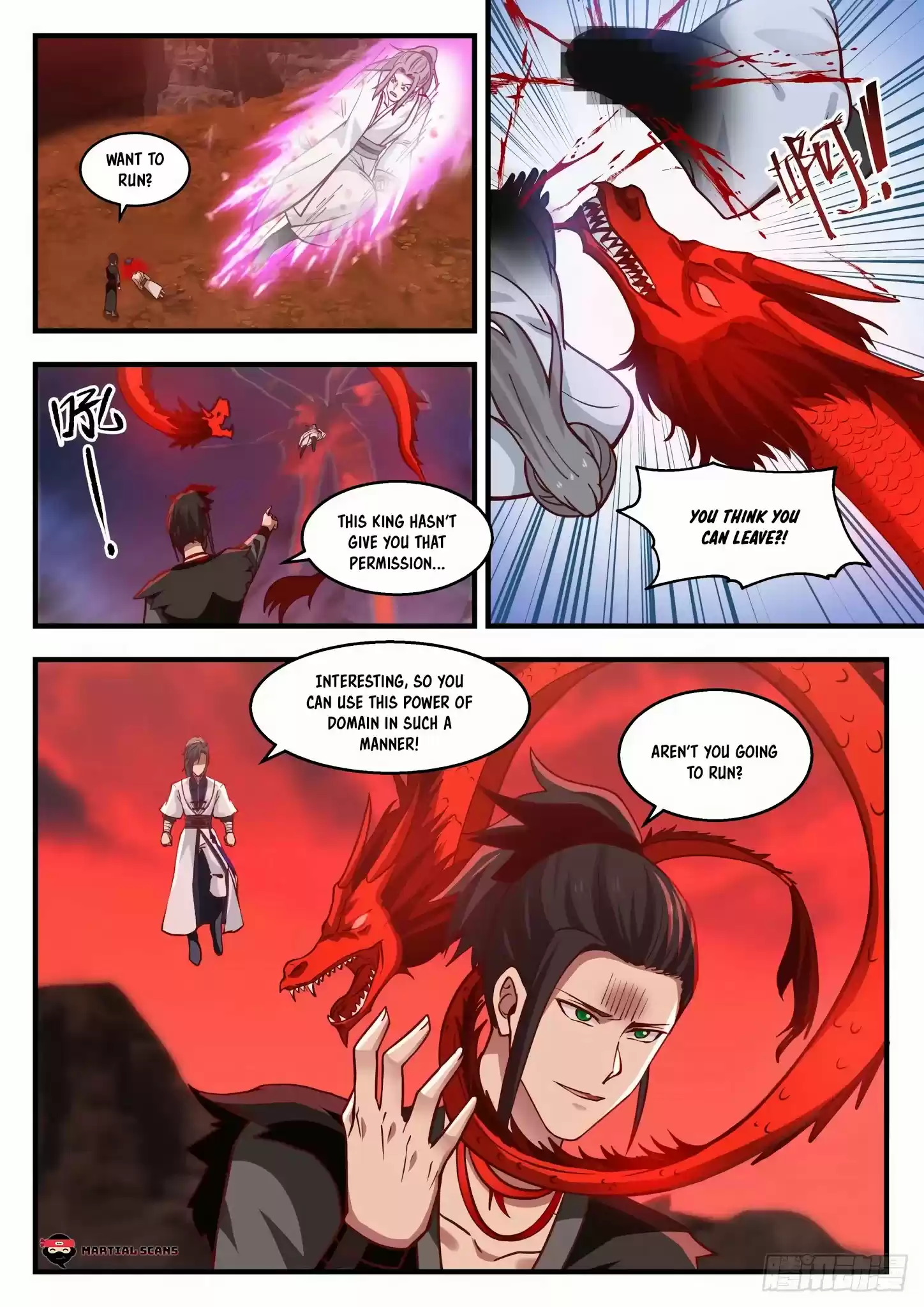 Martial Peak Chapter 1389: Aren’T You Going To Run?