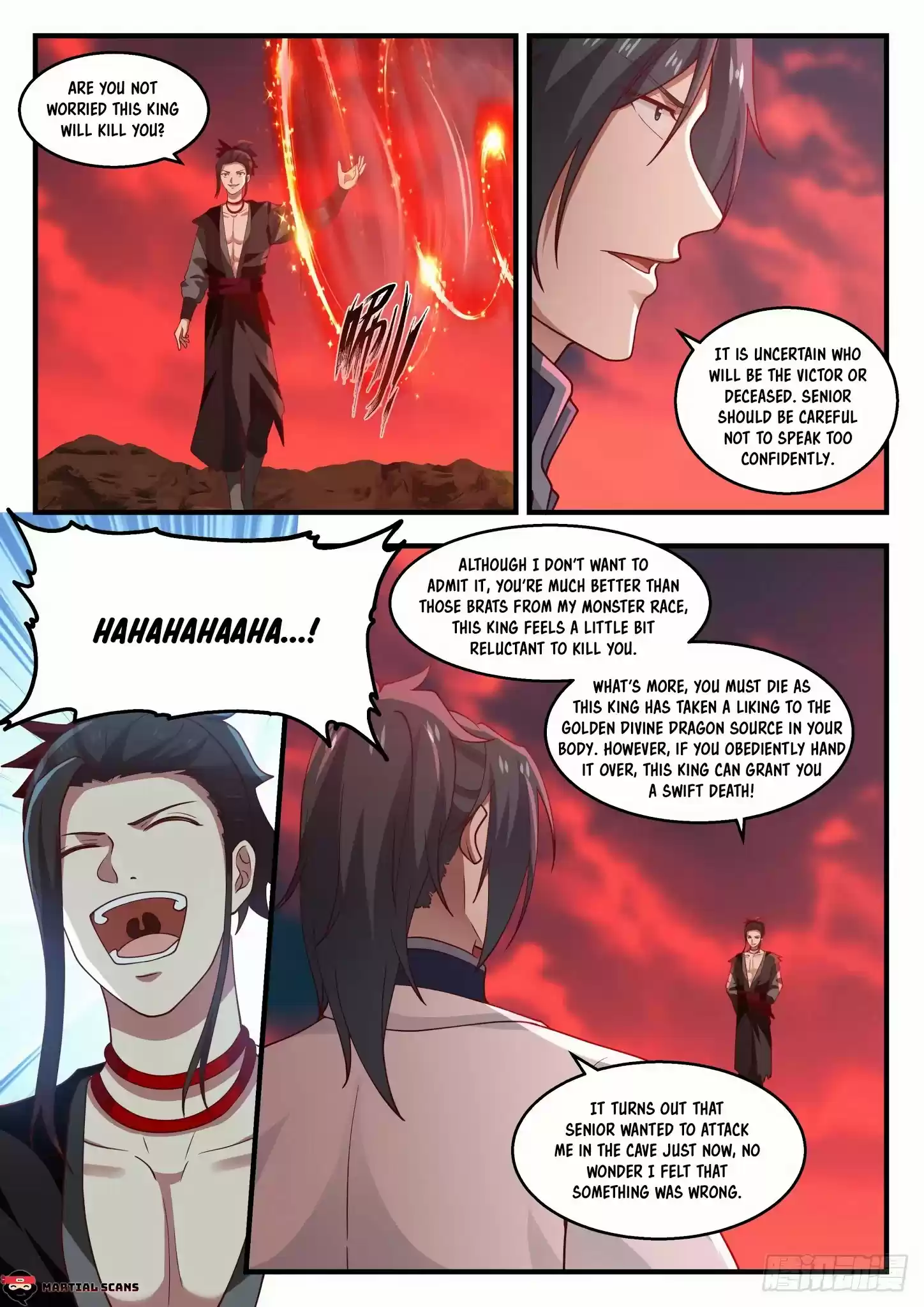 Martial Peak Chapter 1389: Aren’T You Going To Run?