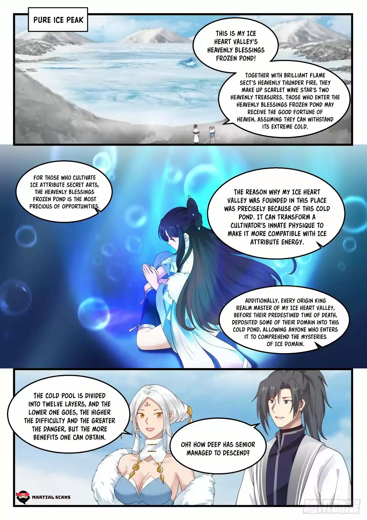 Martial Peak Chapter 1411: Profound Frost Divine Sword