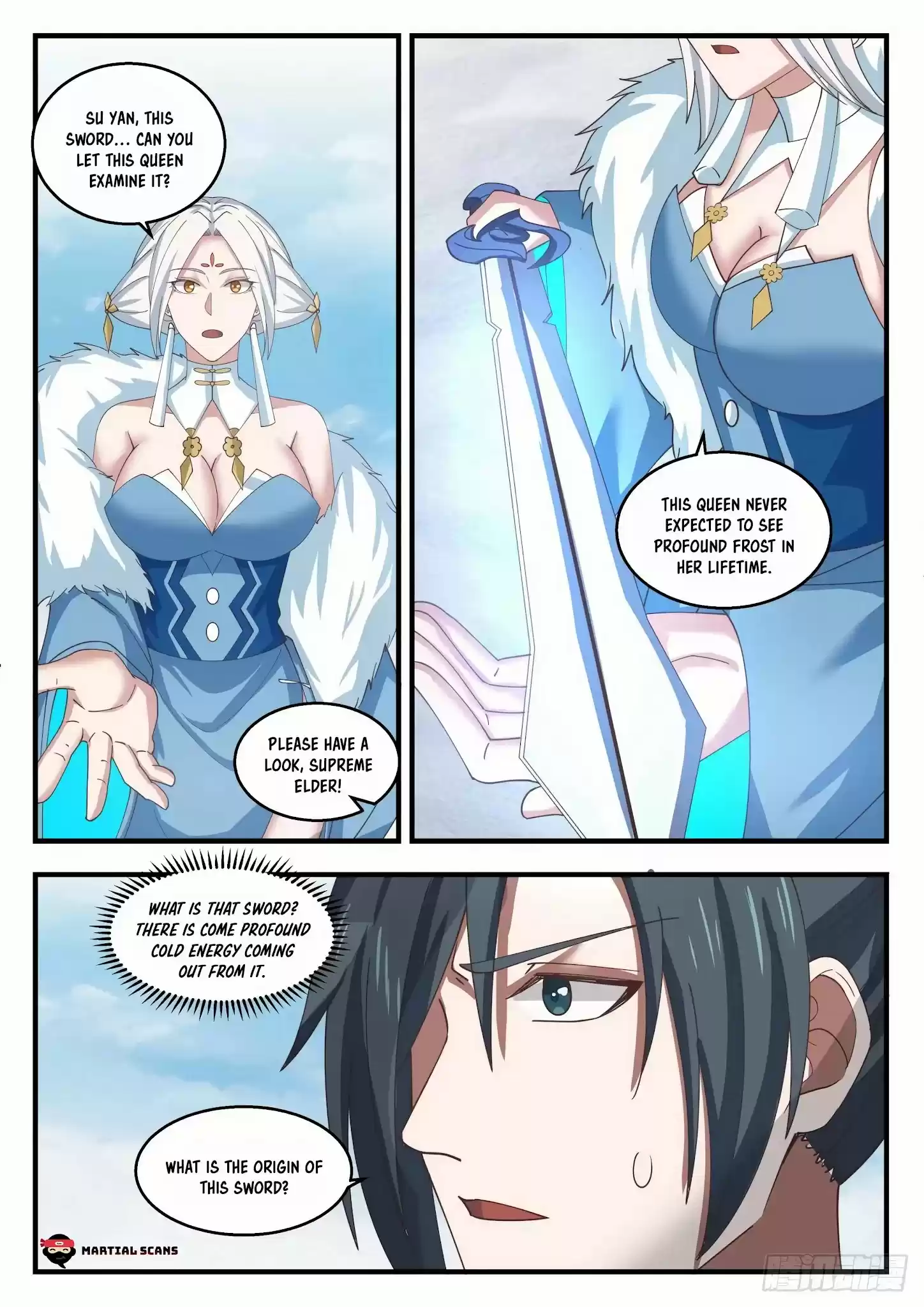 Martial Peak Chapter 1411: Profound Frost Divine Sword