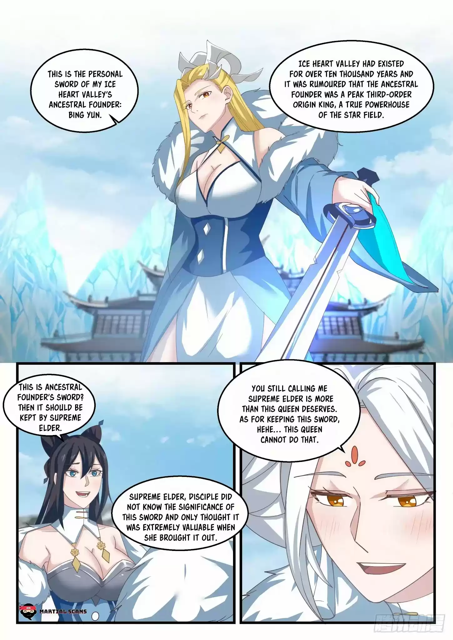 Martial Peak Chapter 1411: Profound Frost Divine Sword