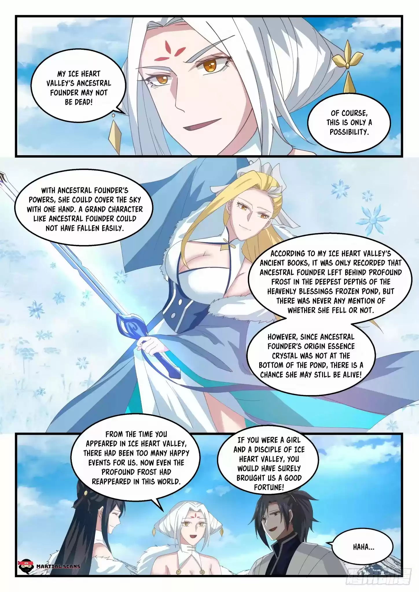 Martial Peak Chapter 1411: Profound Frost Divine Sword