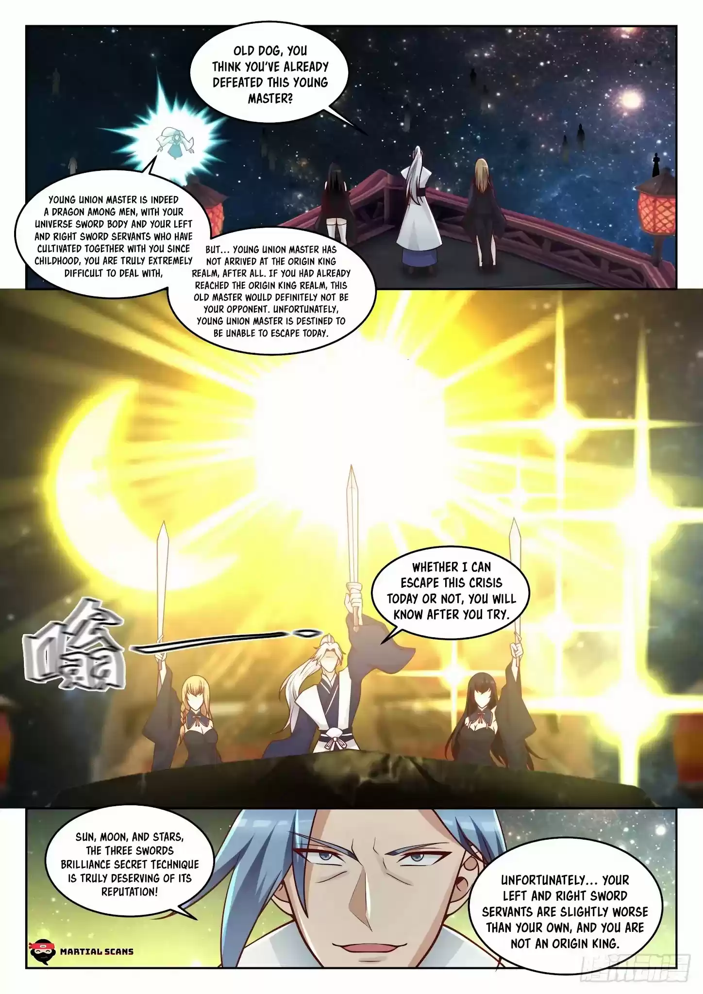 Martial Peak Chapter 1445: Three Swords Brilliance Secret Technique