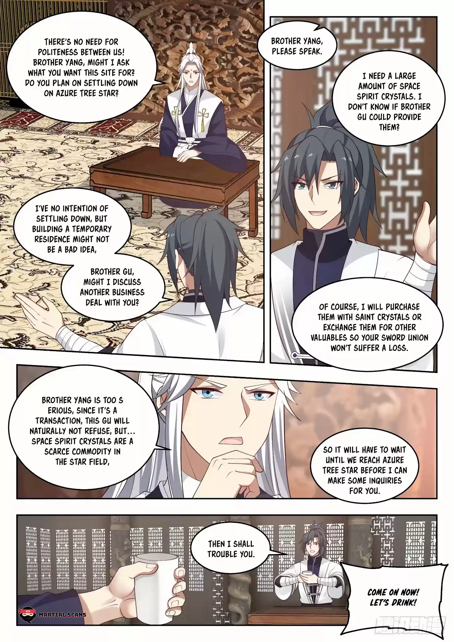 Martial Peak Chapter 1449: Azure Tree Star