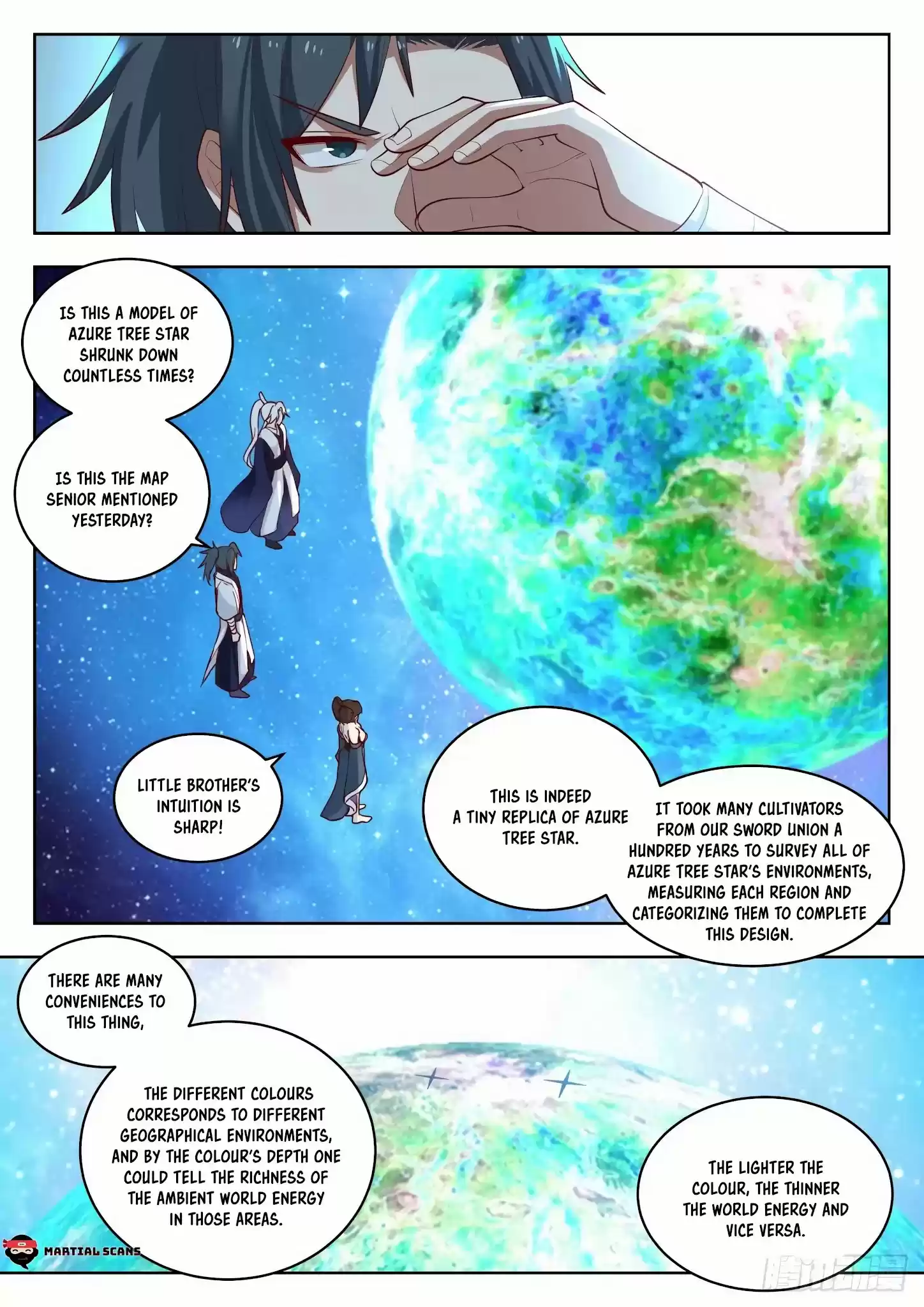 Martial Peak Chapter 1449: Azure Tree Star