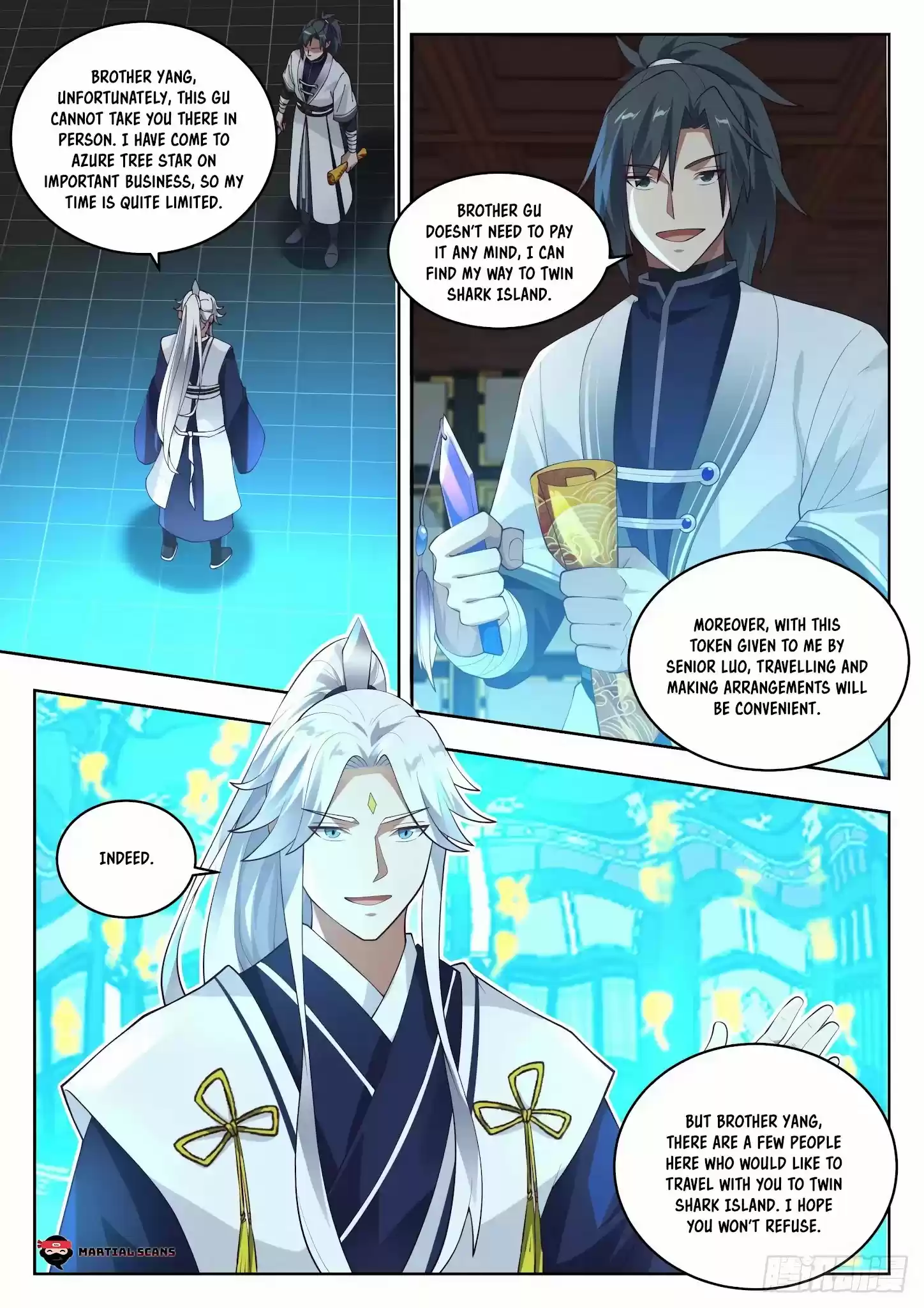 Martial Peak Chapter 1449: Azure Tree Star