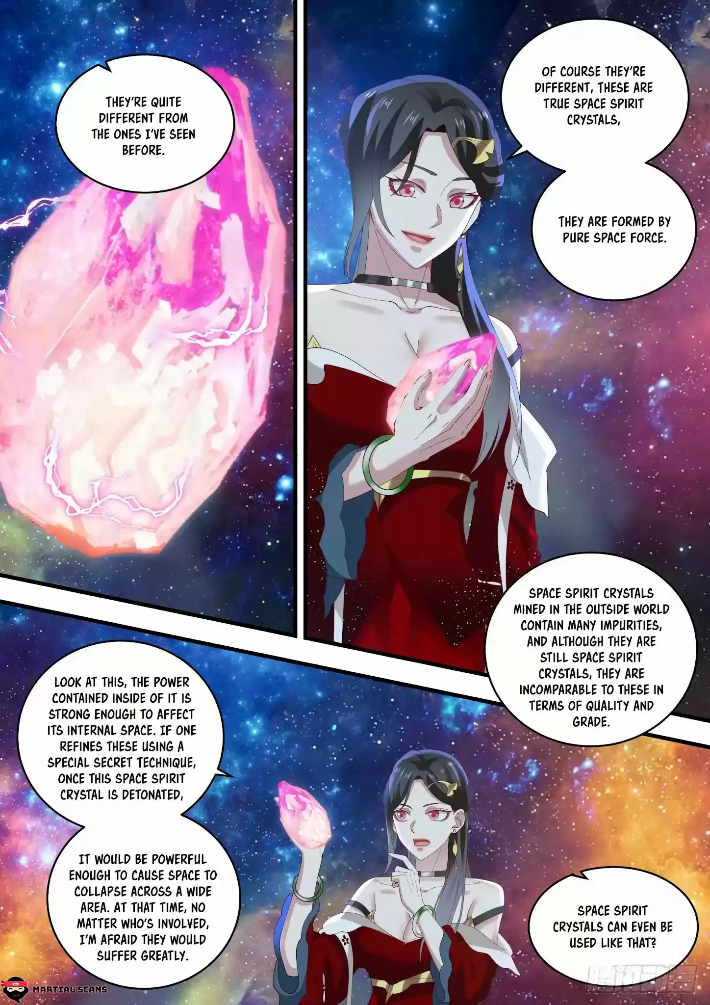 Martial Peak Chapter 1459: True Space Spirit Crystals