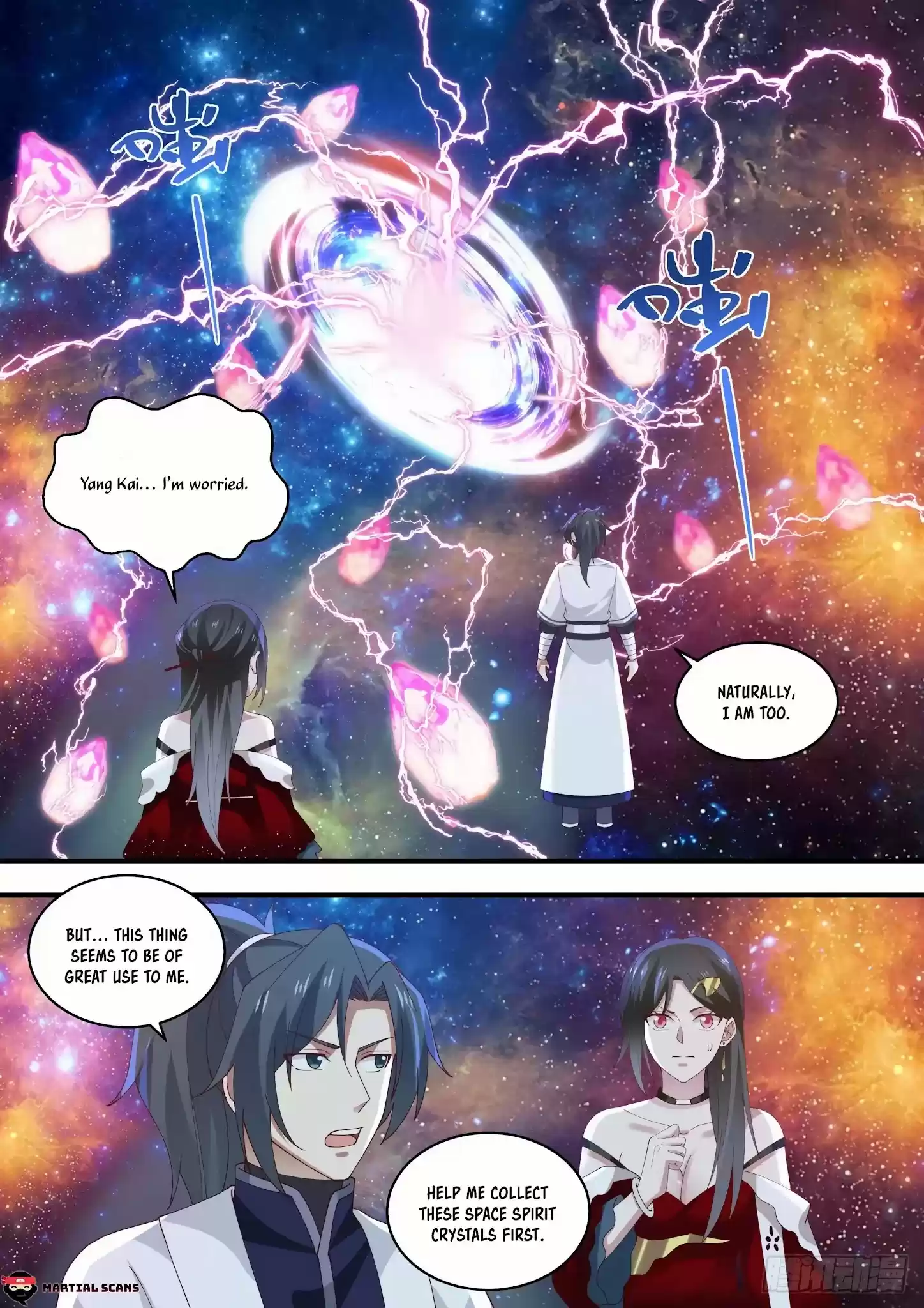 Martial Peak Chapter 1459: True Space Spirit Crystals
