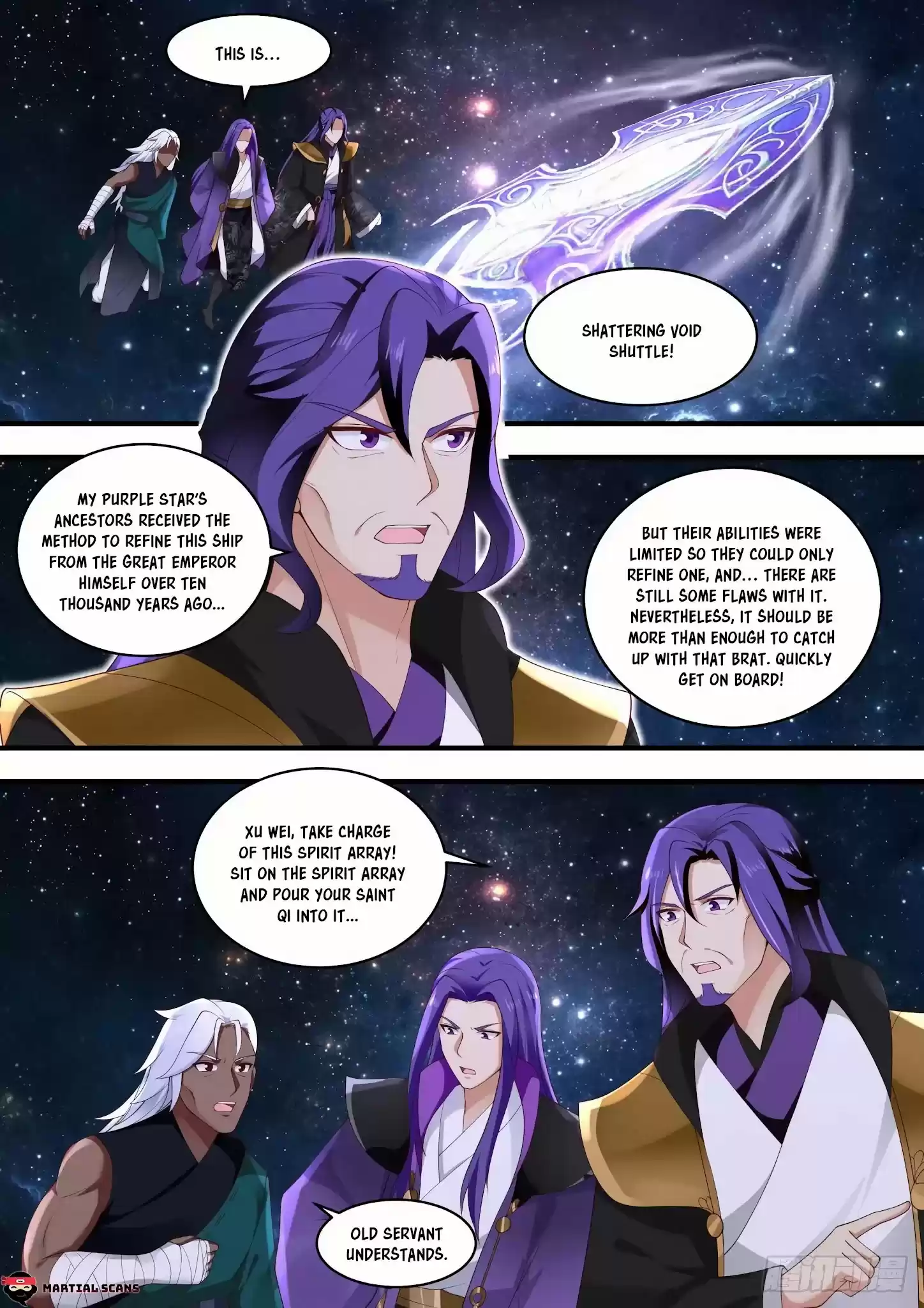 Martial Peak Chapter 1474: Shattering Void Shuttle