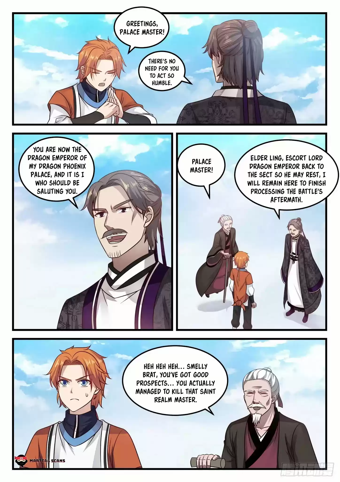 Martial Peak Chapter 730: Dragon Emperor's Prestige