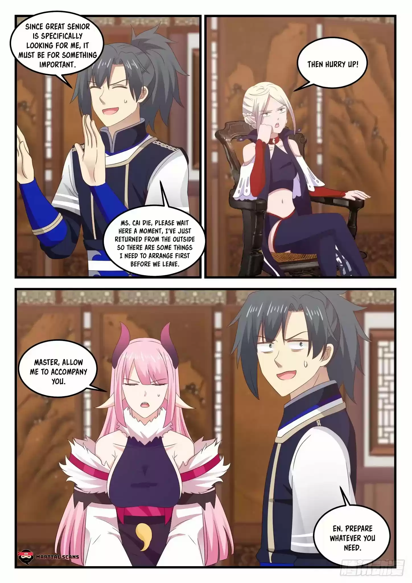 Martial Peak Chapter 751: Cai Die's Visit