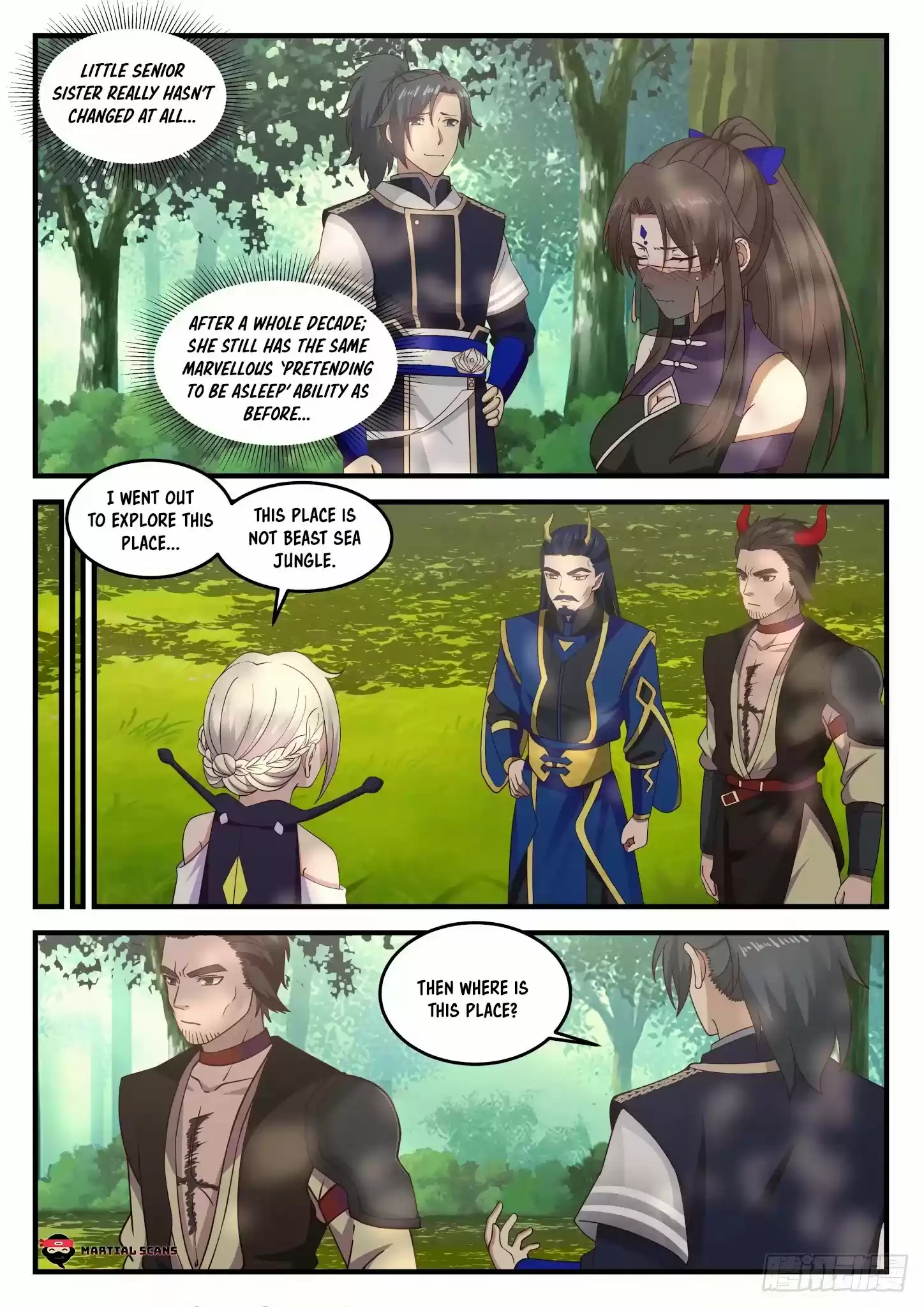 Martial Peak Chapter 768: Pretending To Be Asleep