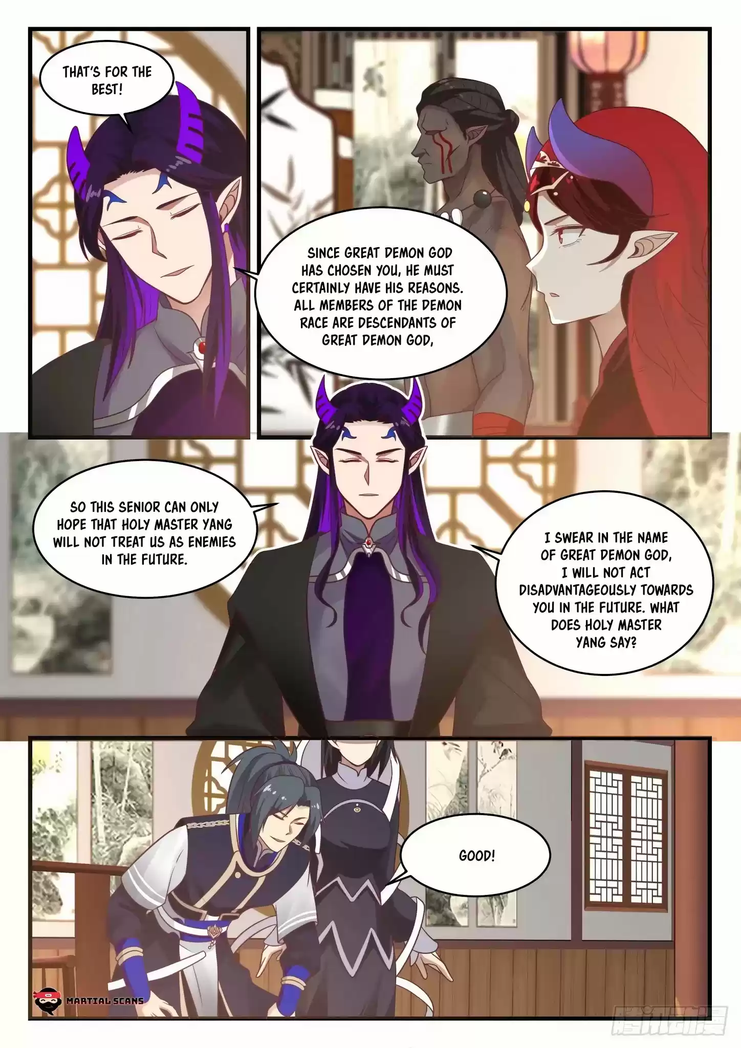 Martial Peak Chapter 805: We're Friends