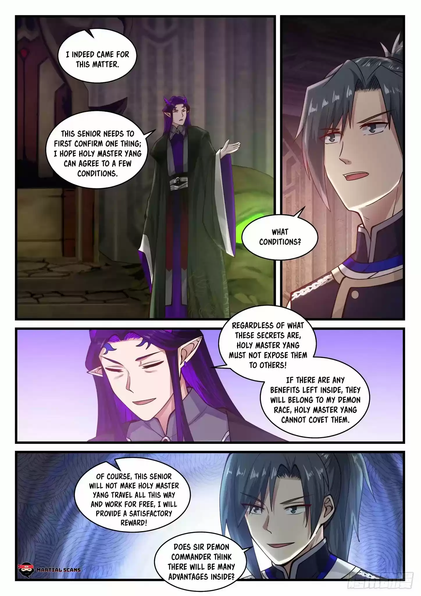 Martial Peak Chapter 823: Conditions