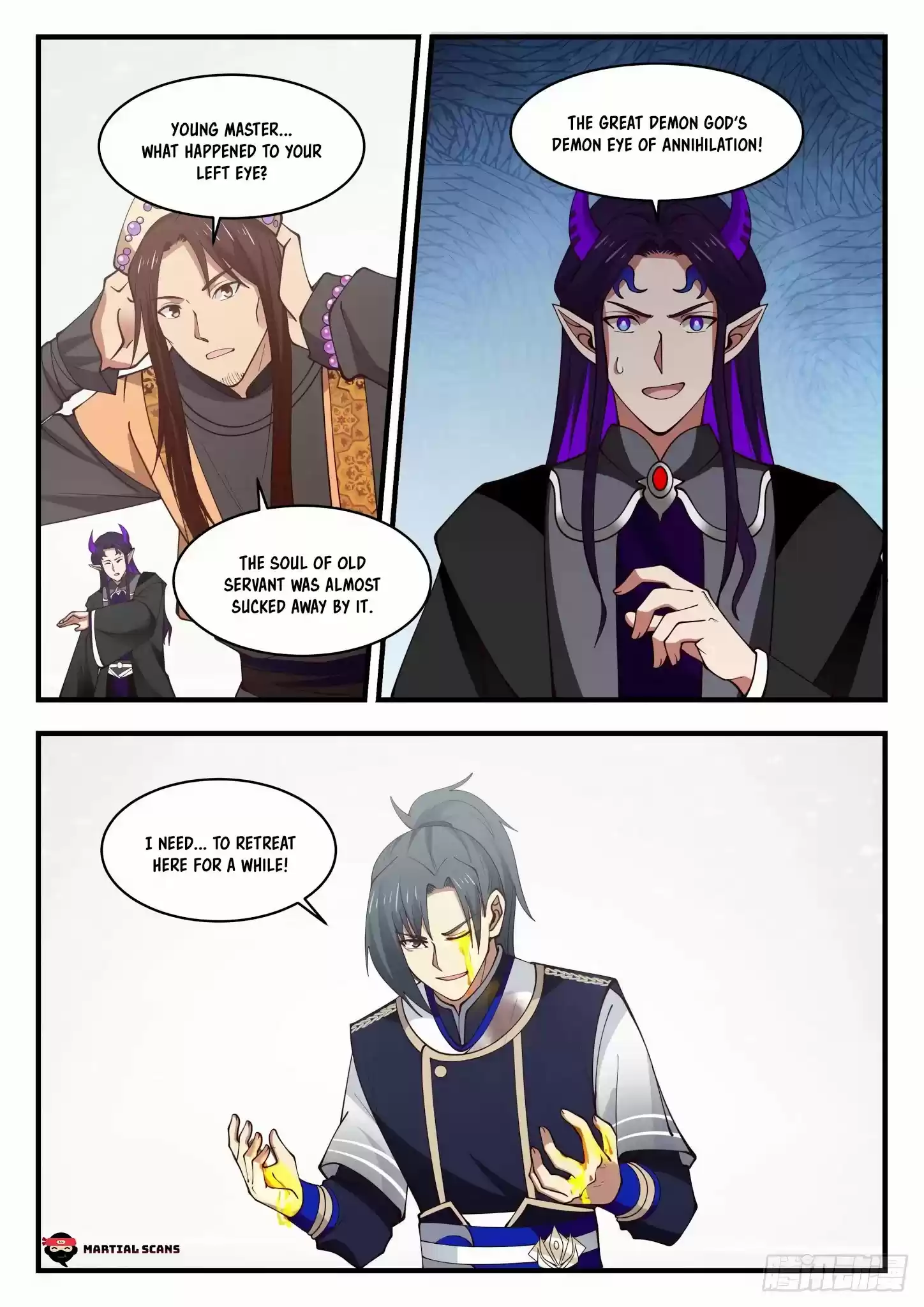 Martial Peak Chapter 826: Demon Eye Fusion