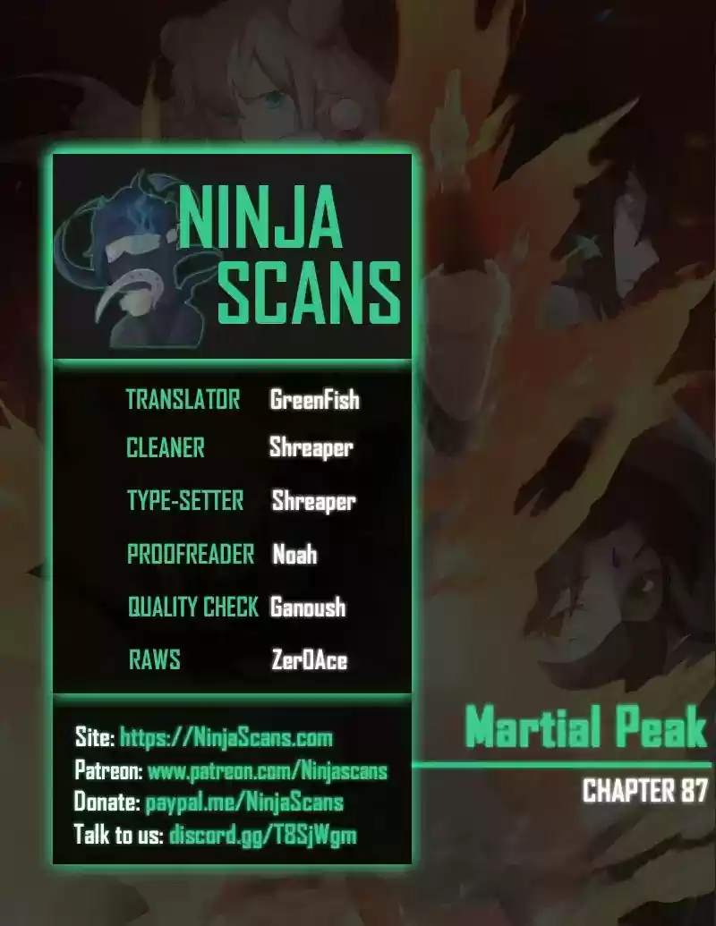 Martial Peak Chapter 87