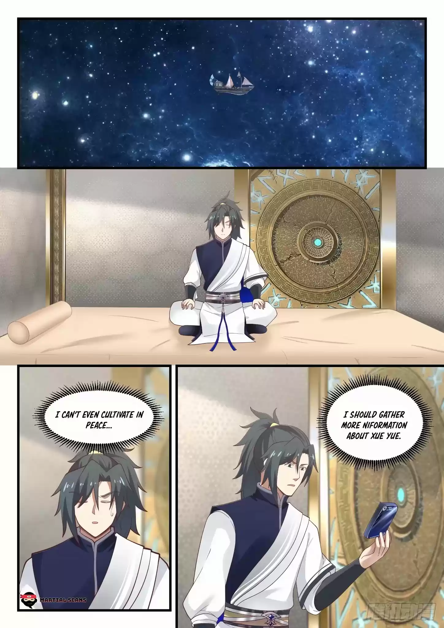 Martial Peak Chapter 915: Drawing Star Charts