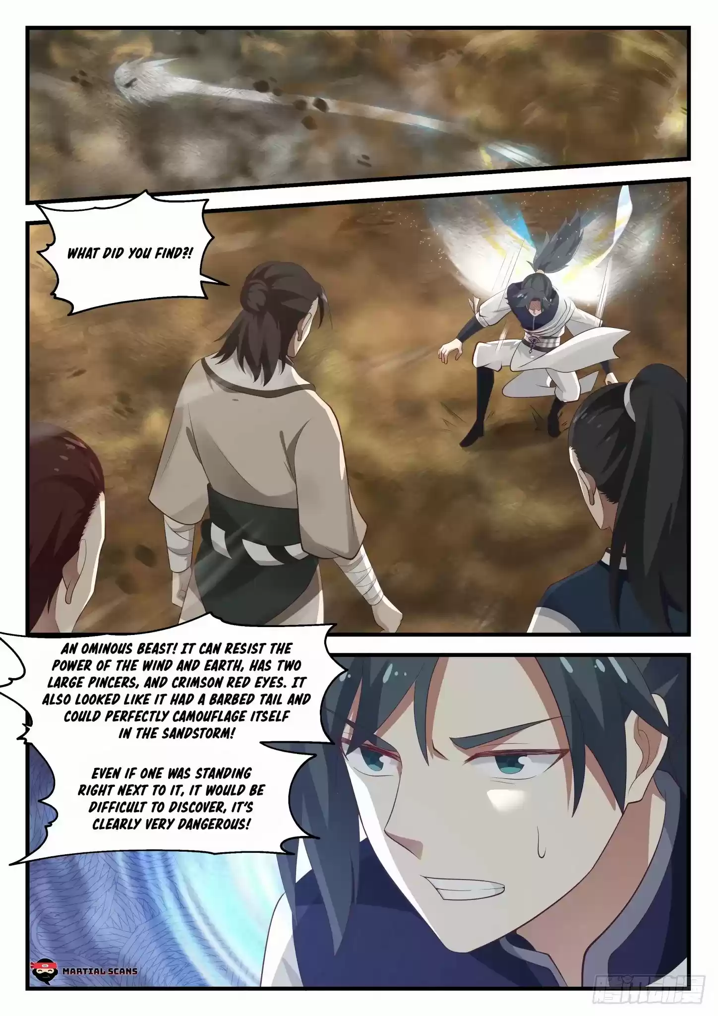 Martial Peak Chapter 973: Scarlet Tailed Purple Armoured Scorpion