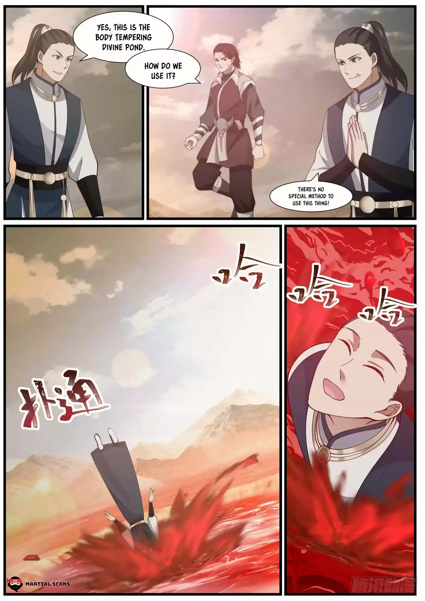 Martial Peak Chapter 975: Body Tempering Divine Pond