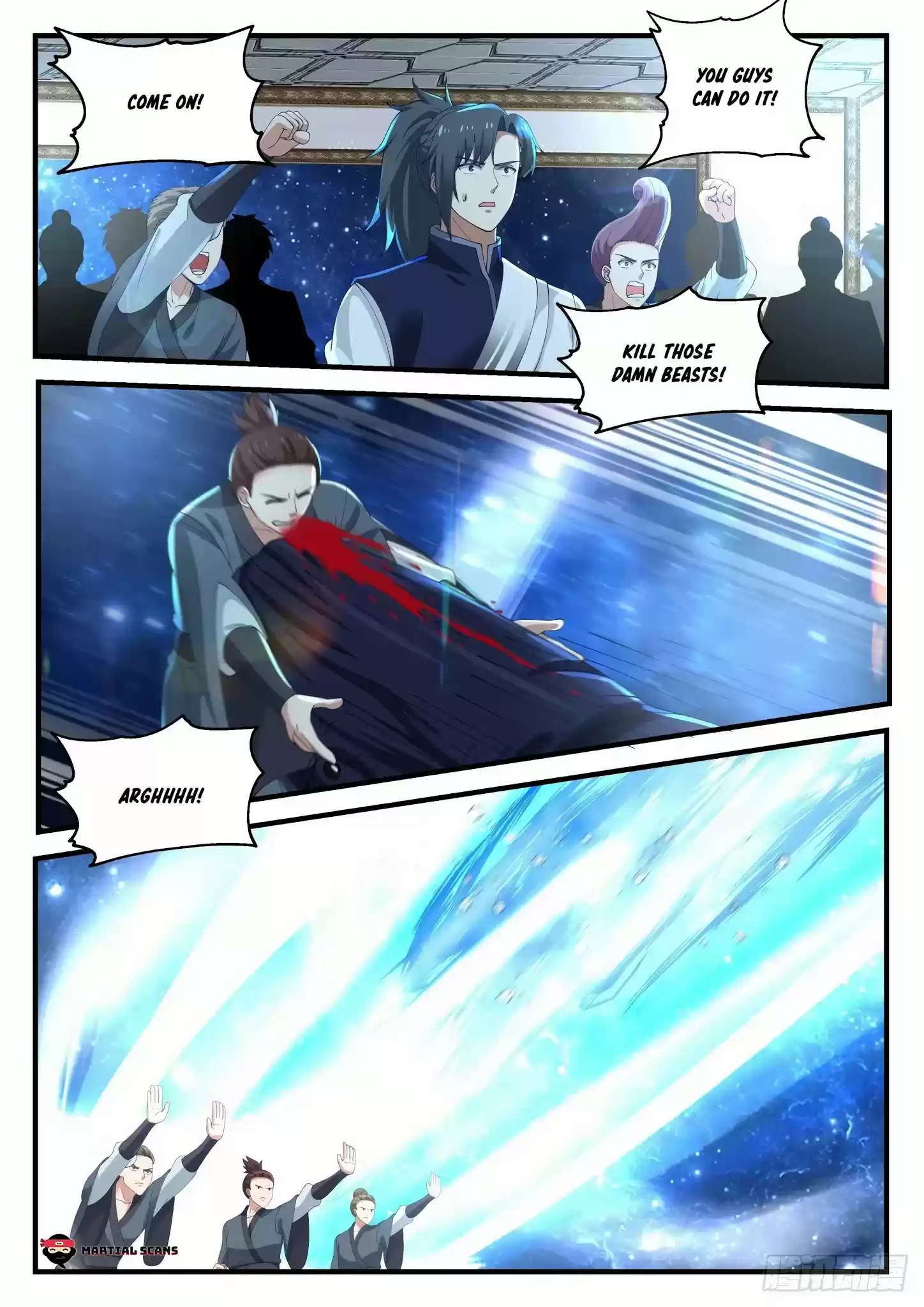 Martial Peak Chapter 983: Golden Spear