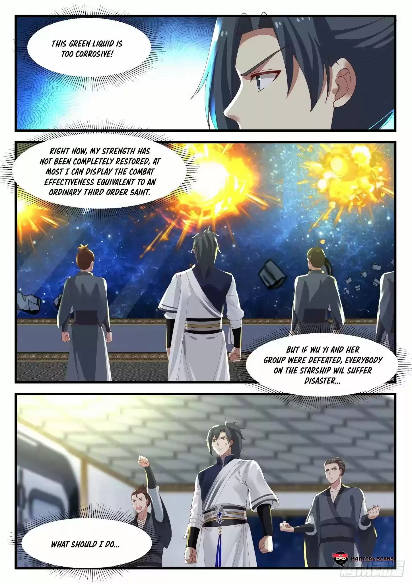 Martial Peak Chapter 983: Golden Spear