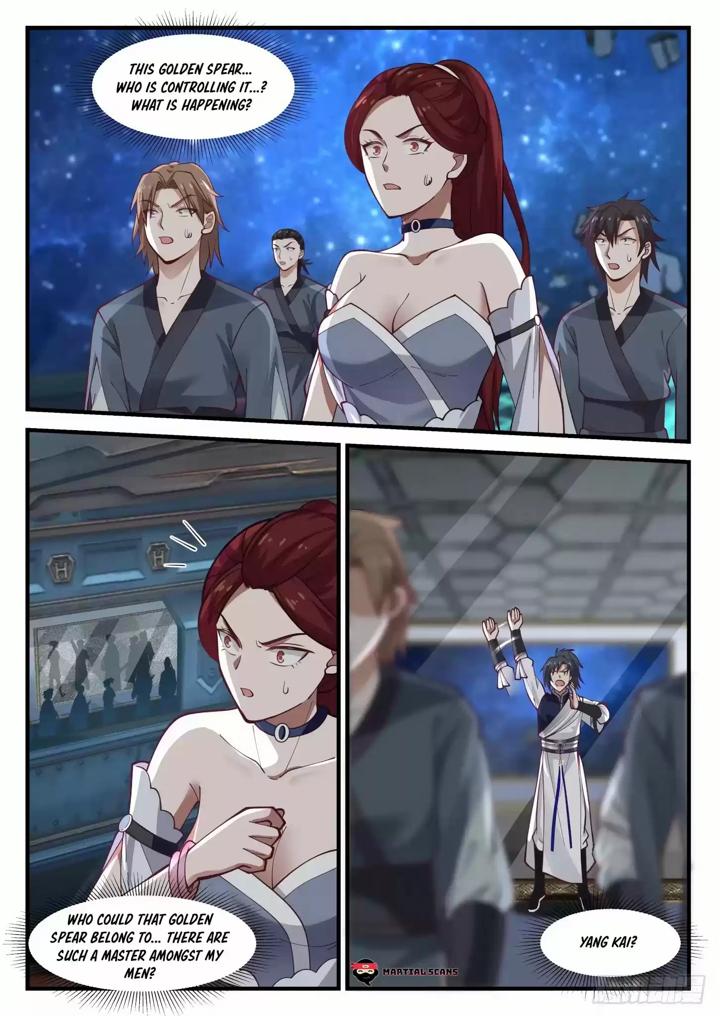 Martial Peak Chapter 983: Golden Spear