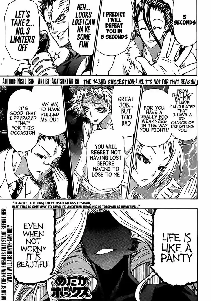 Medaka Box 143