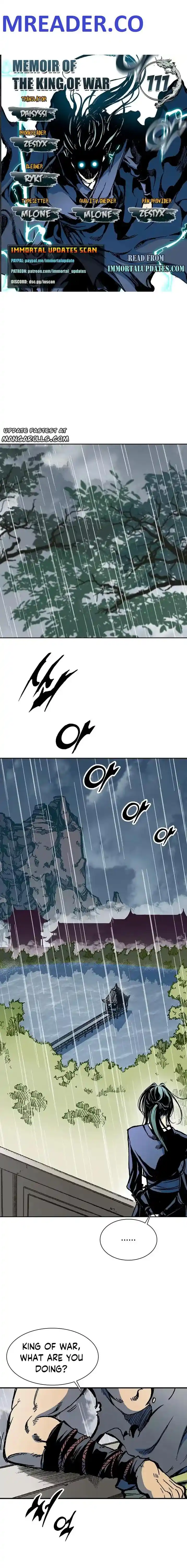 Memoir Of The King Of War Chapter 111