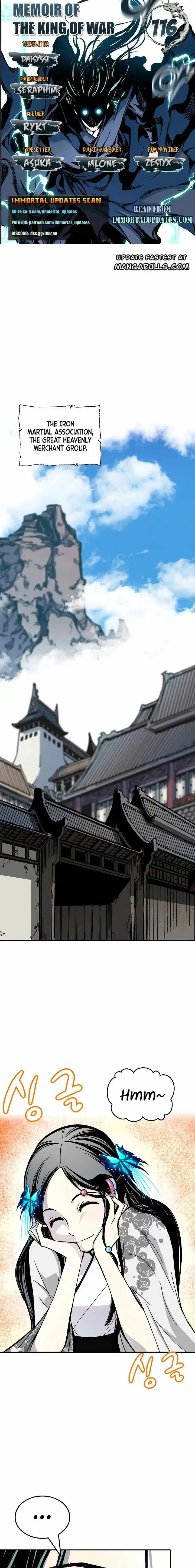 Memoir Of The King Of War Chapter 116