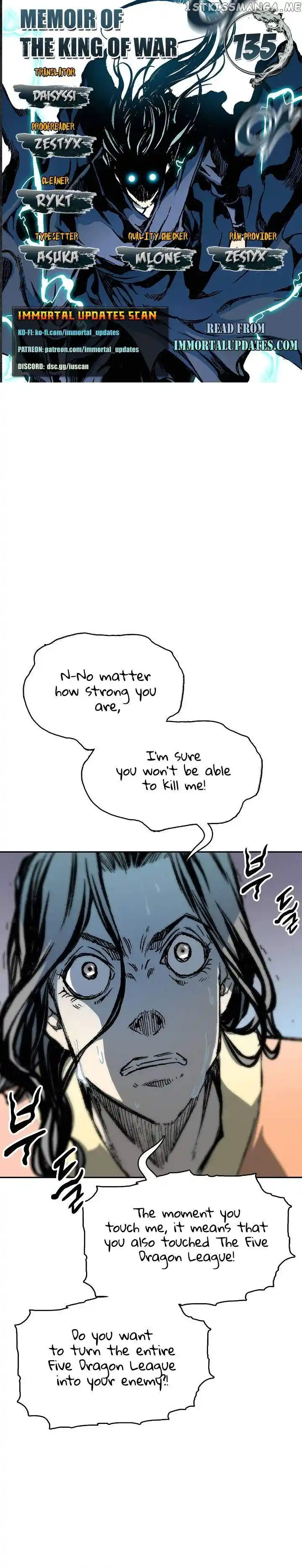 Memoir Of The King Of War Chapter 135