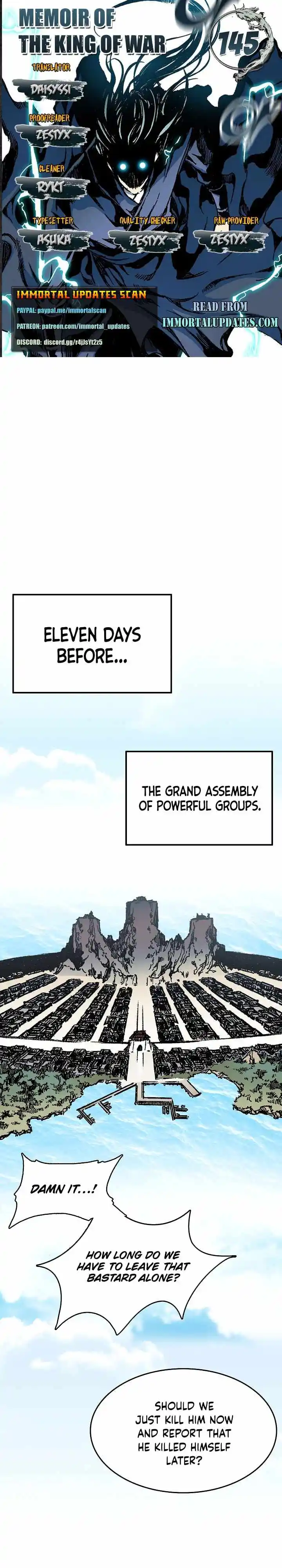 Memoir Of The King Of War Chapter 145